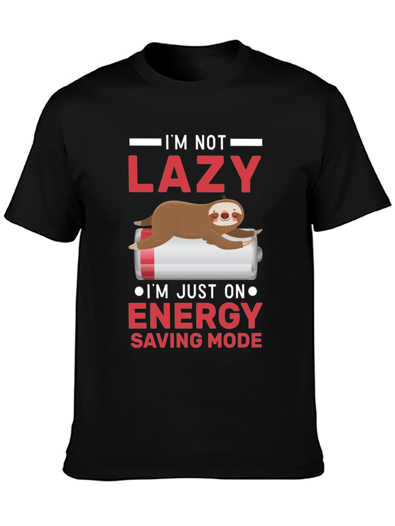 Camiseta Perezosa: Modo Ahorro de Energía
