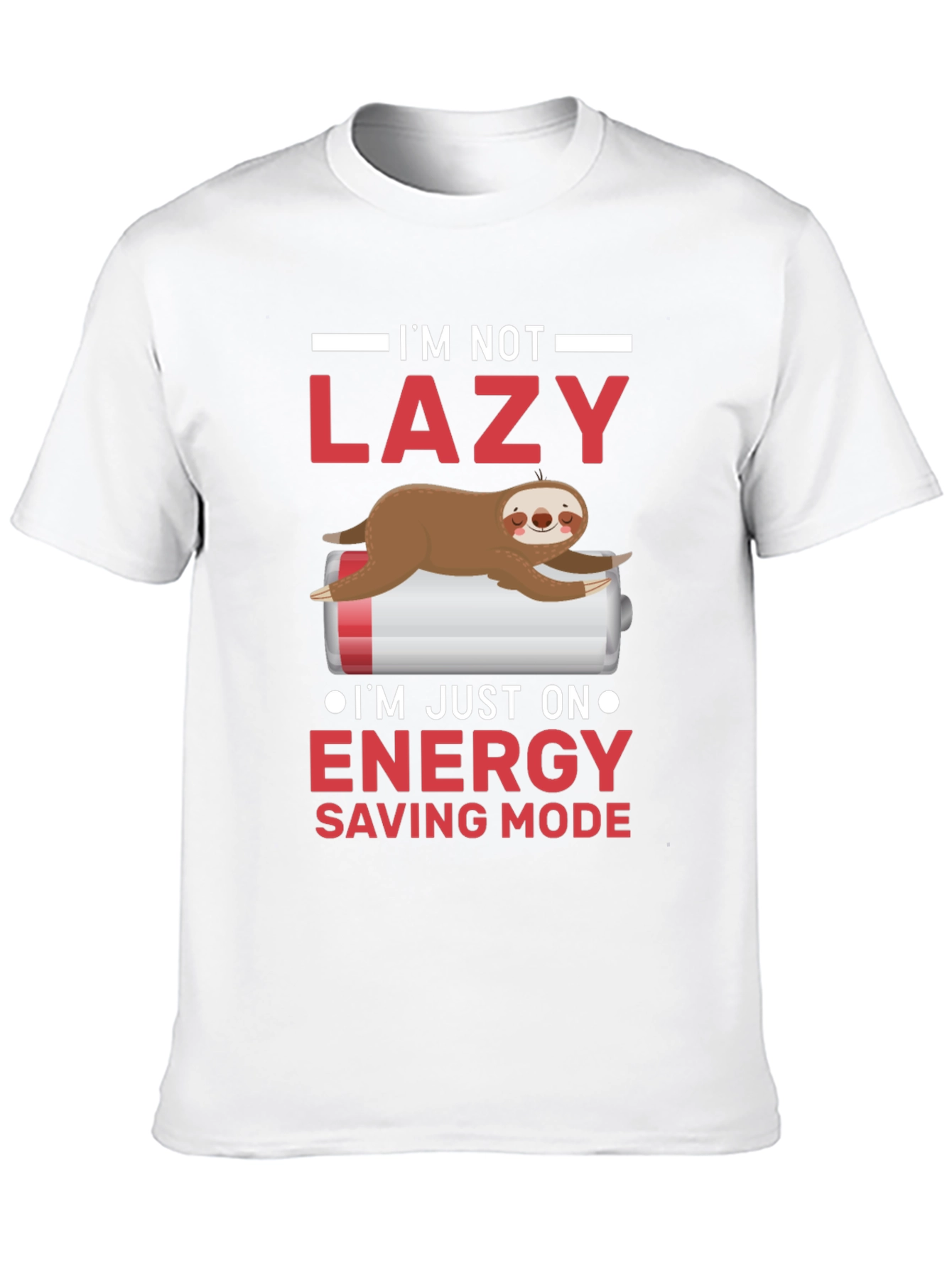 Camiseta Perezosa: Modo Ahorro de Energía