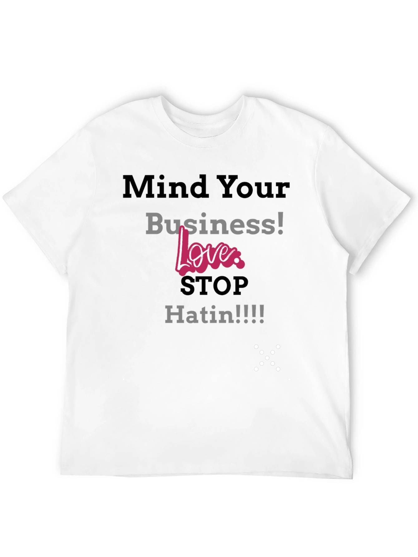 Camiseta Negra: ¡Ama No Odies!
