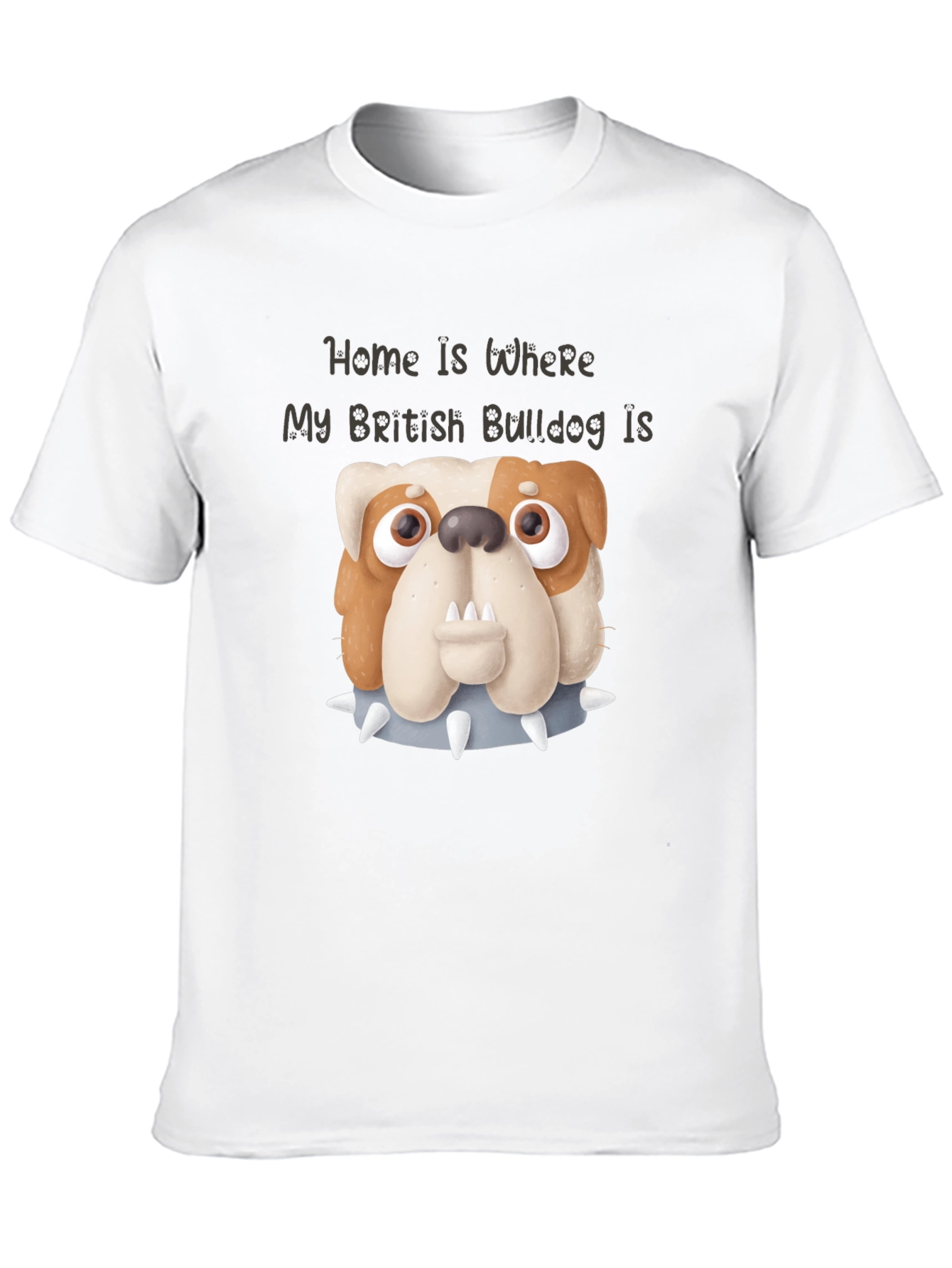 Camiseta Bulldog Inglés Hogar
