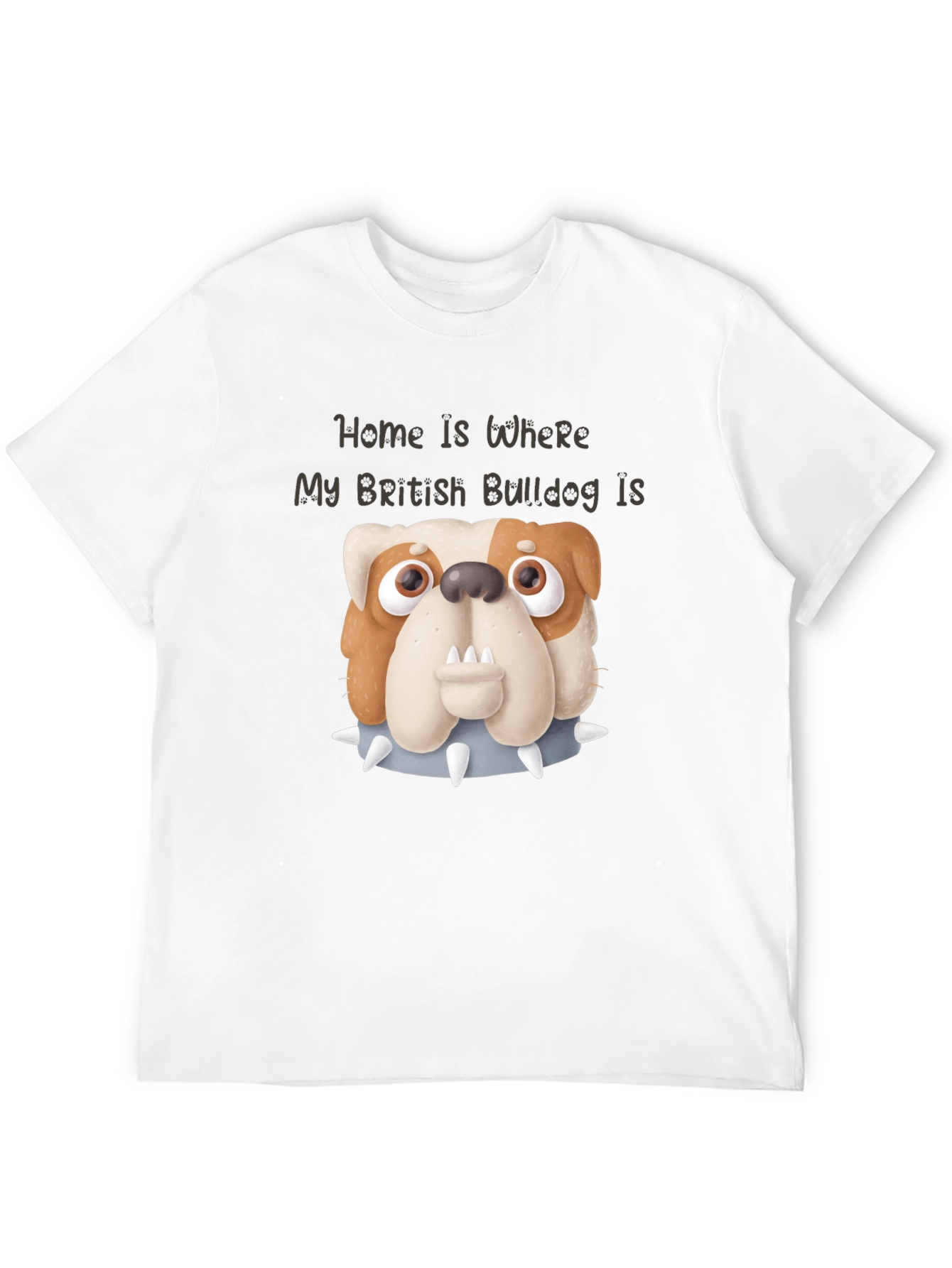 Camiseta Bulldog Inglés Hogar