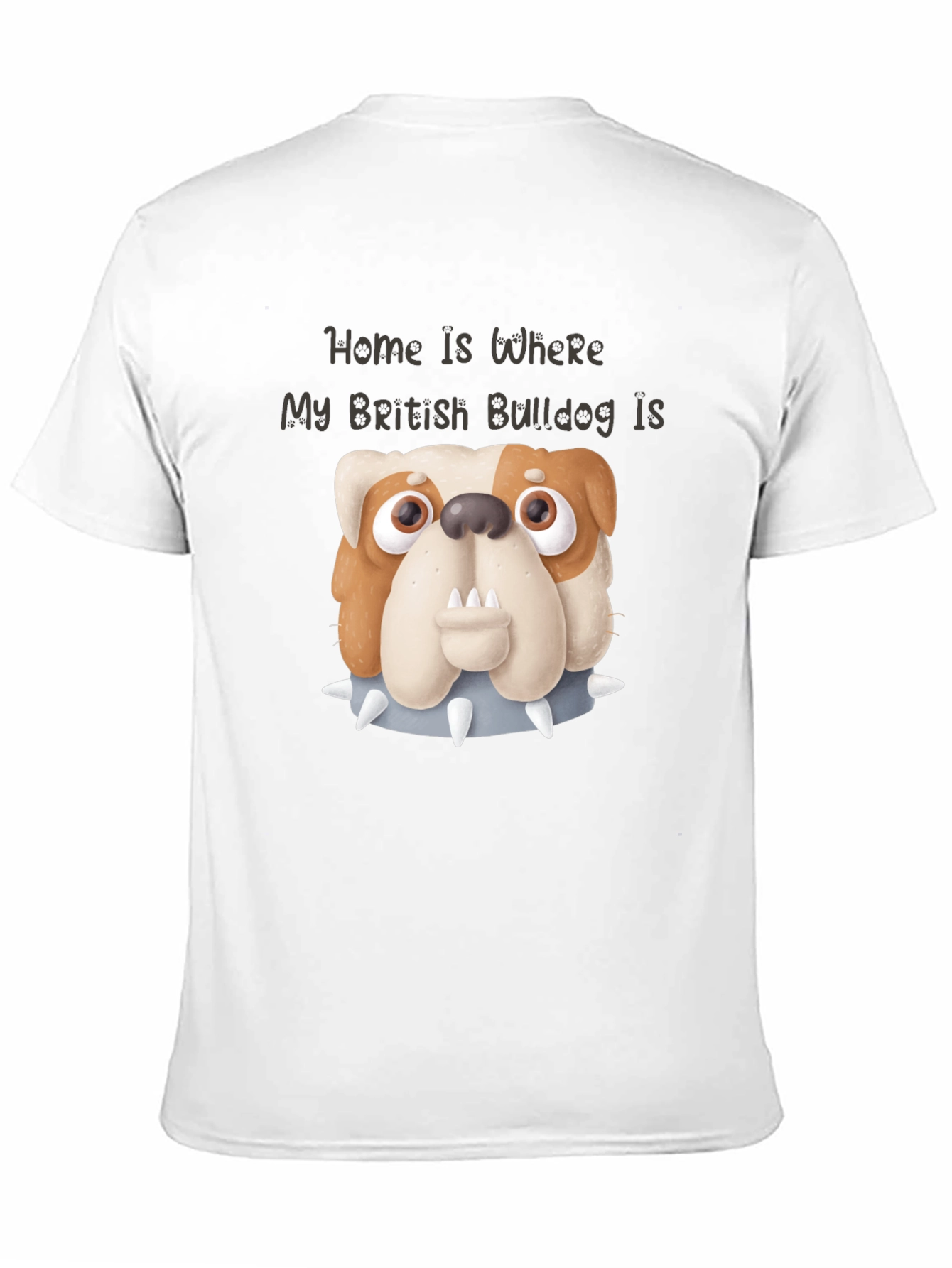 Camiseta Bulldog Inglés Hogar