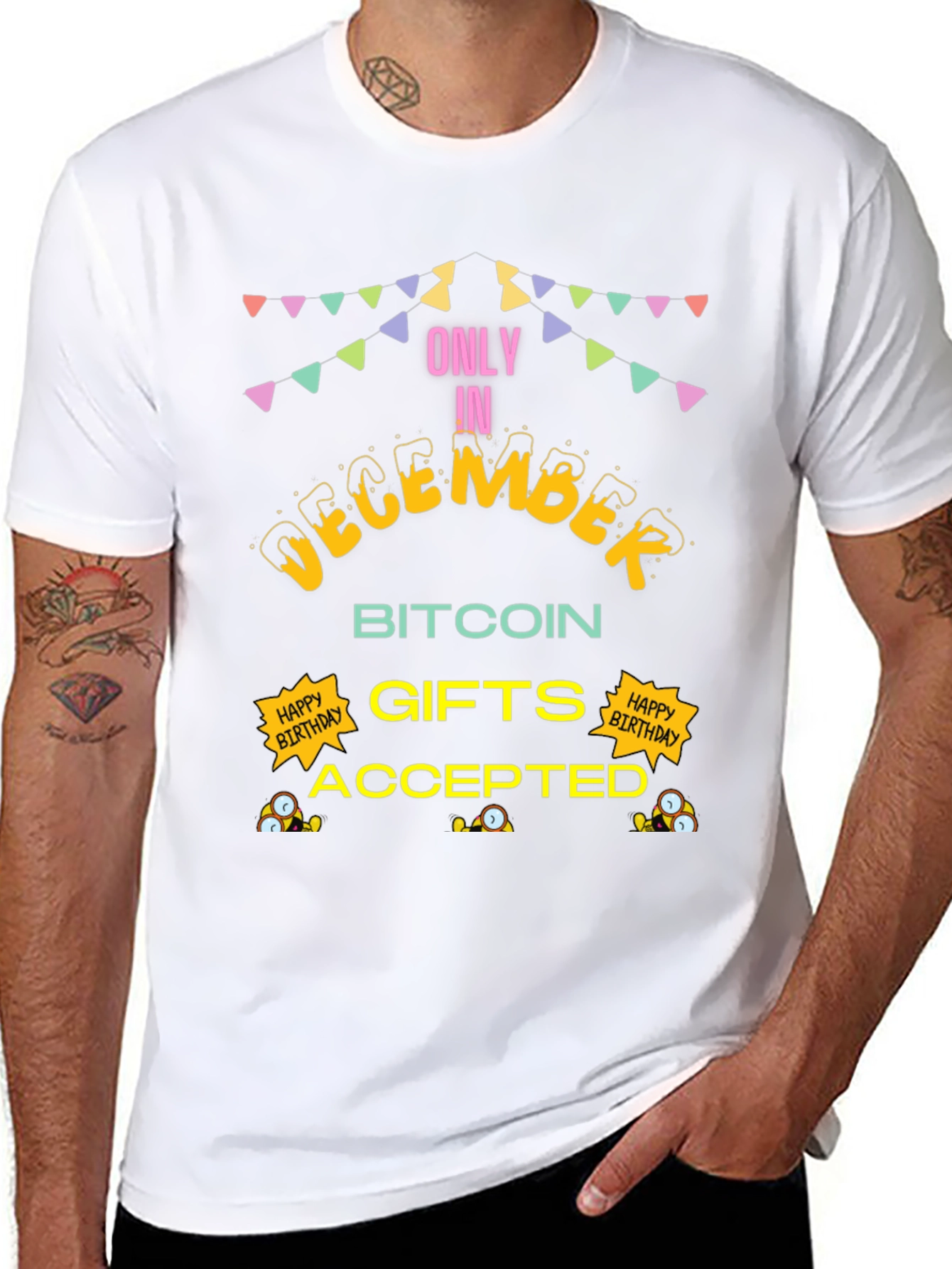 Camiseta Bitcoin Diciembre - Regalos Aceptados