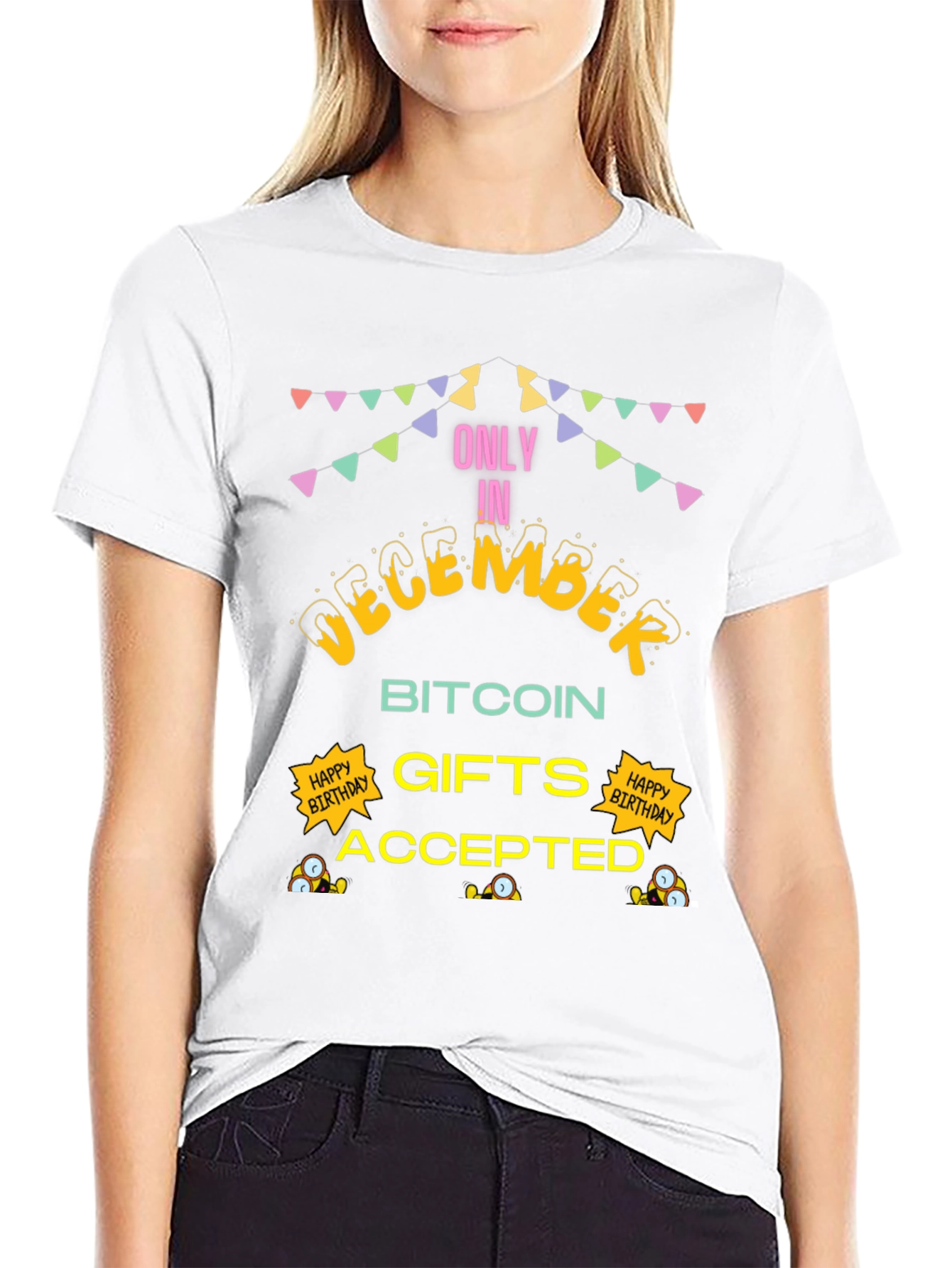 Camiseta Bitcoin Diciembre - Regalos Aceptados