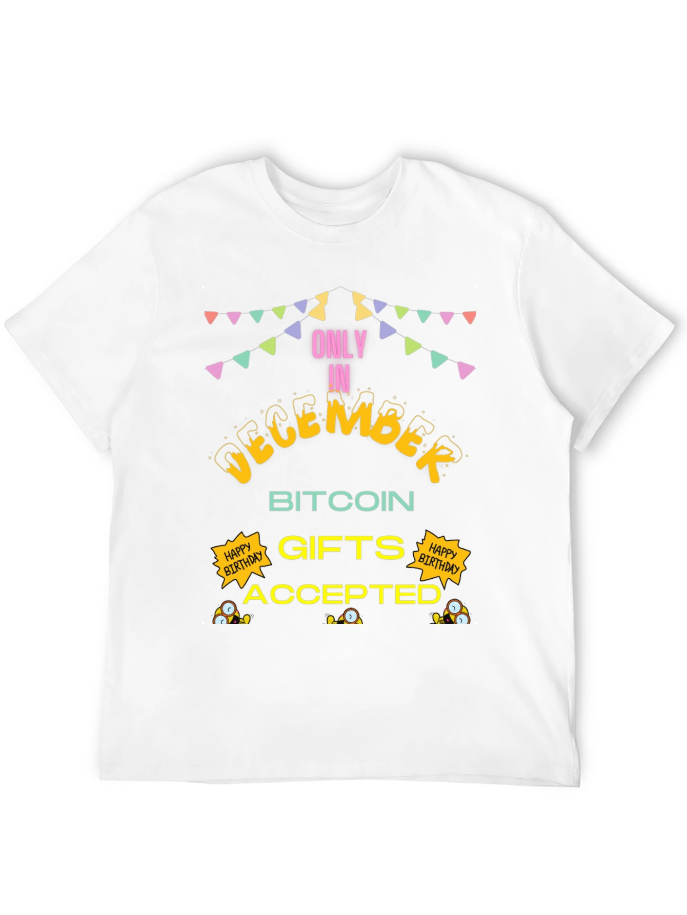 Camiseta Bitcoin Diciembre - Regalos Aceptados