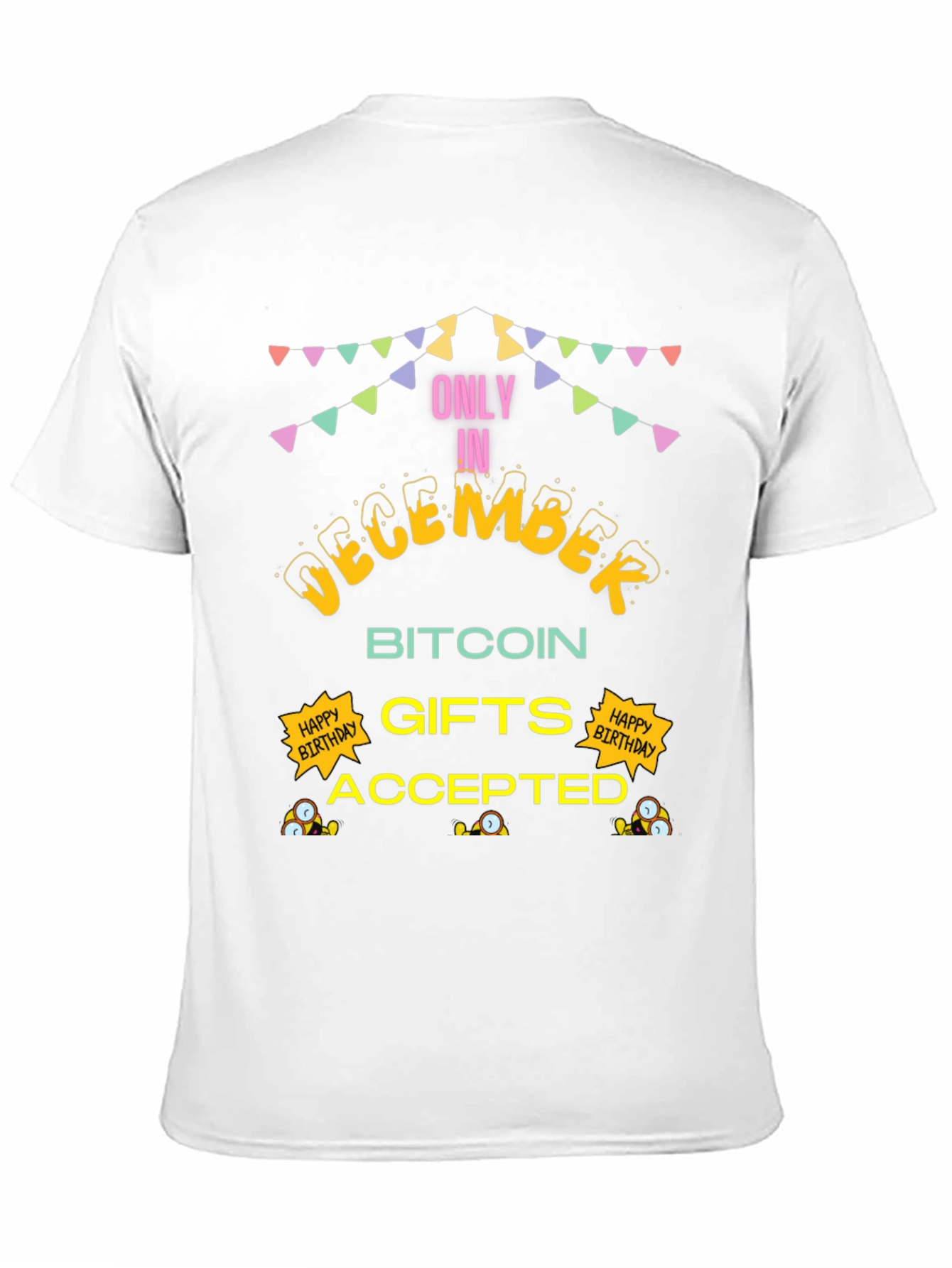 Camiseta Bitcoin Diciembre - Regalos Aceptados