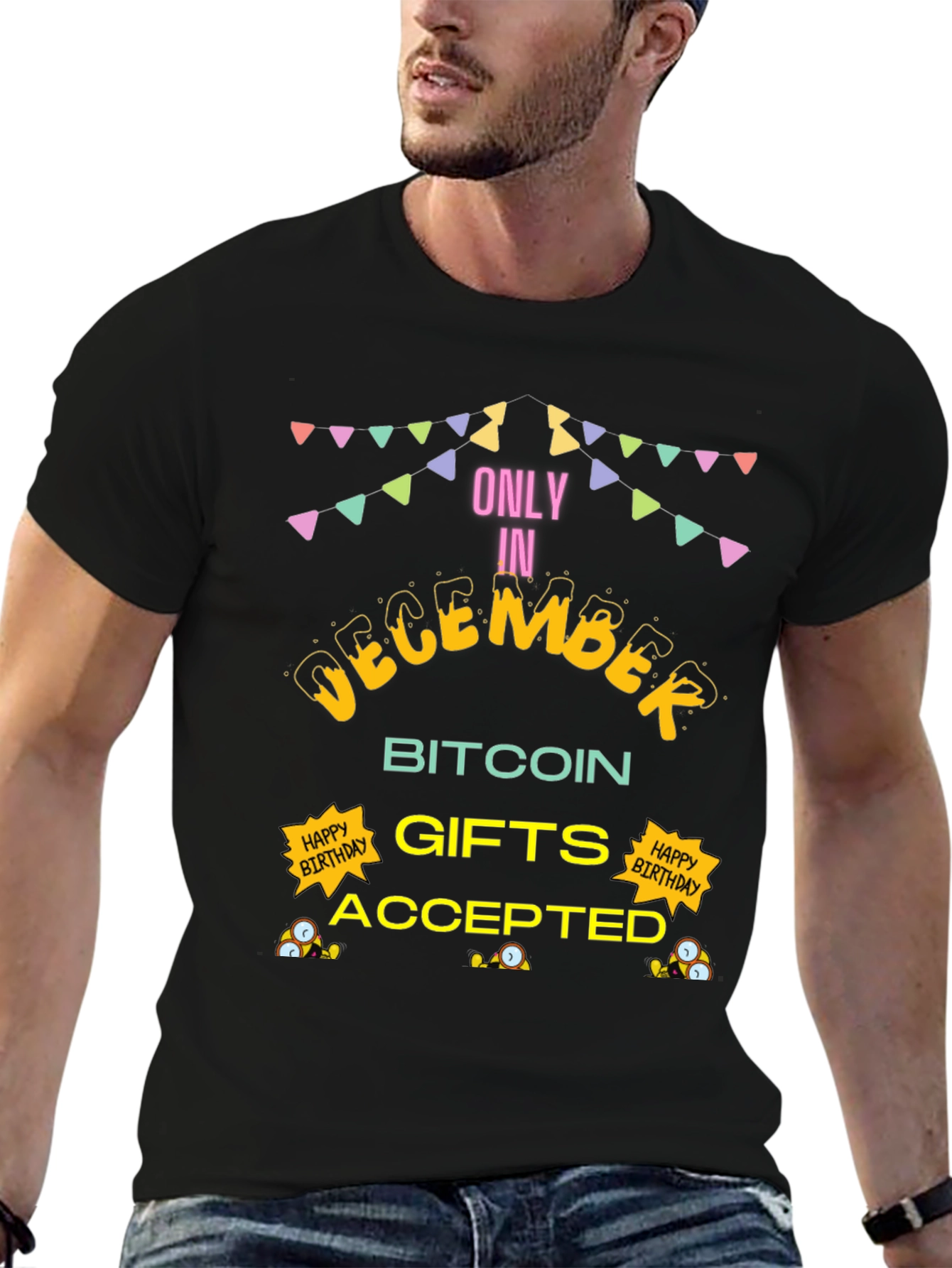 Camiseta Bitcoin Diciembre - Regalos Aceptados