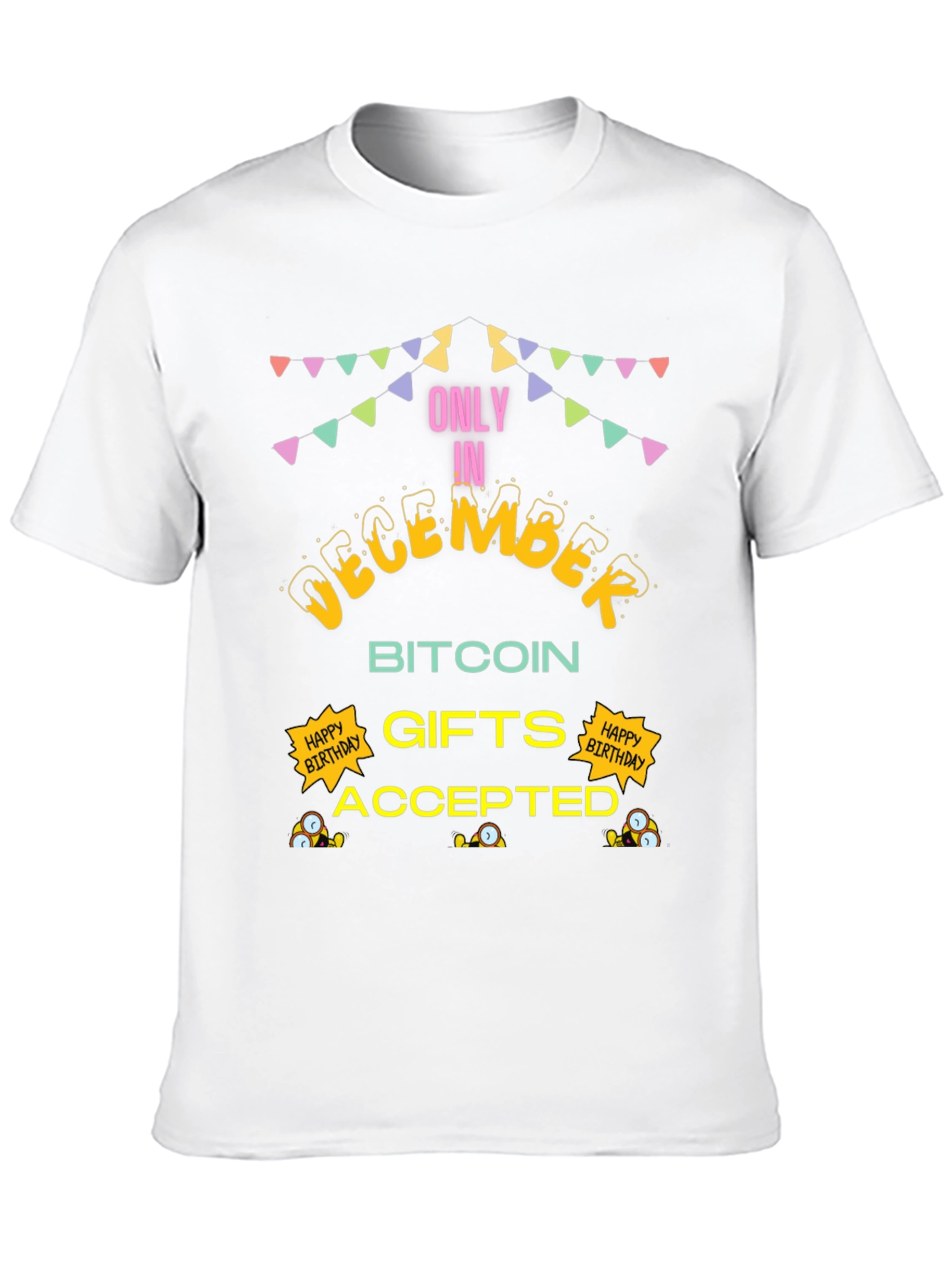 Camiseta Bitcoin Diciembre - Regalos Aceptados