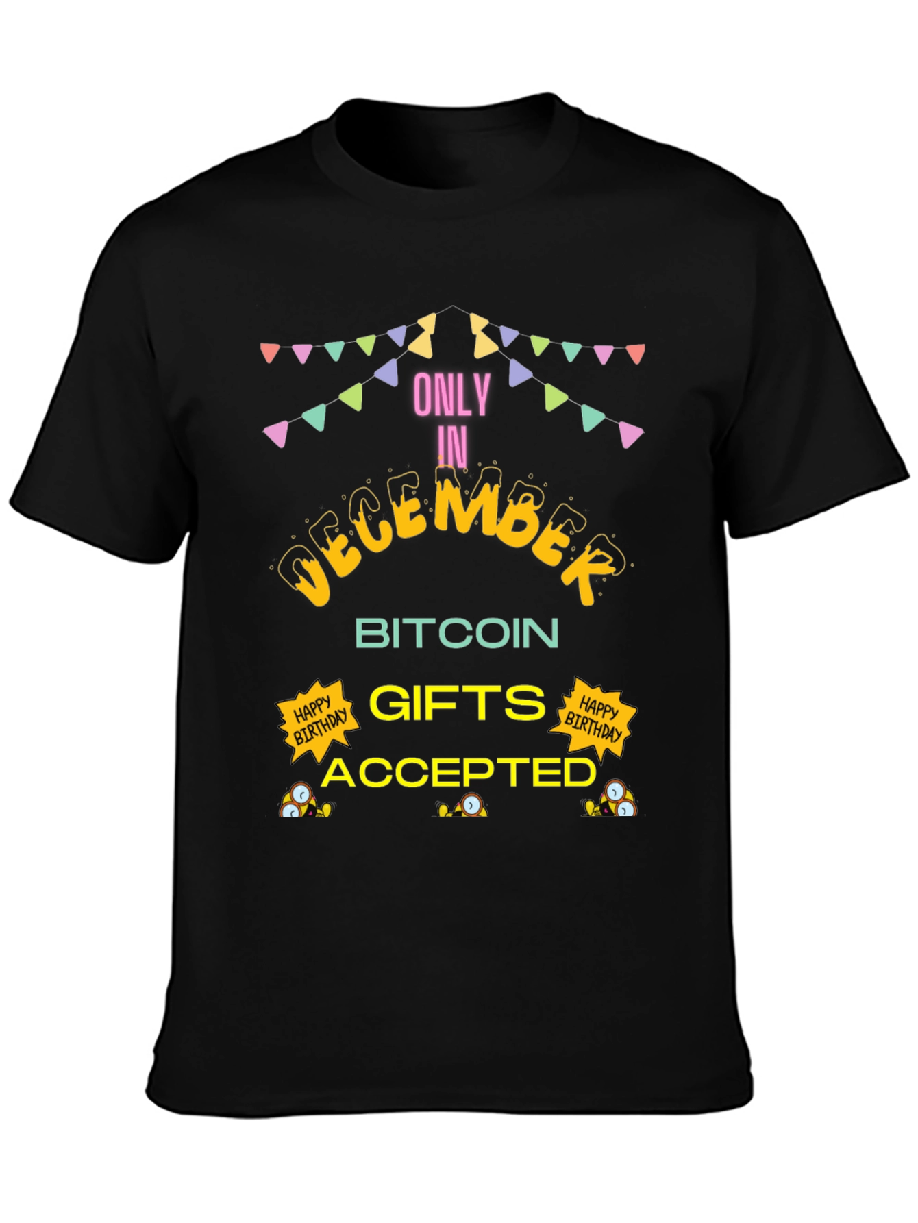 Camiseta Bitcoin Diciembre - Regalos Aceptados