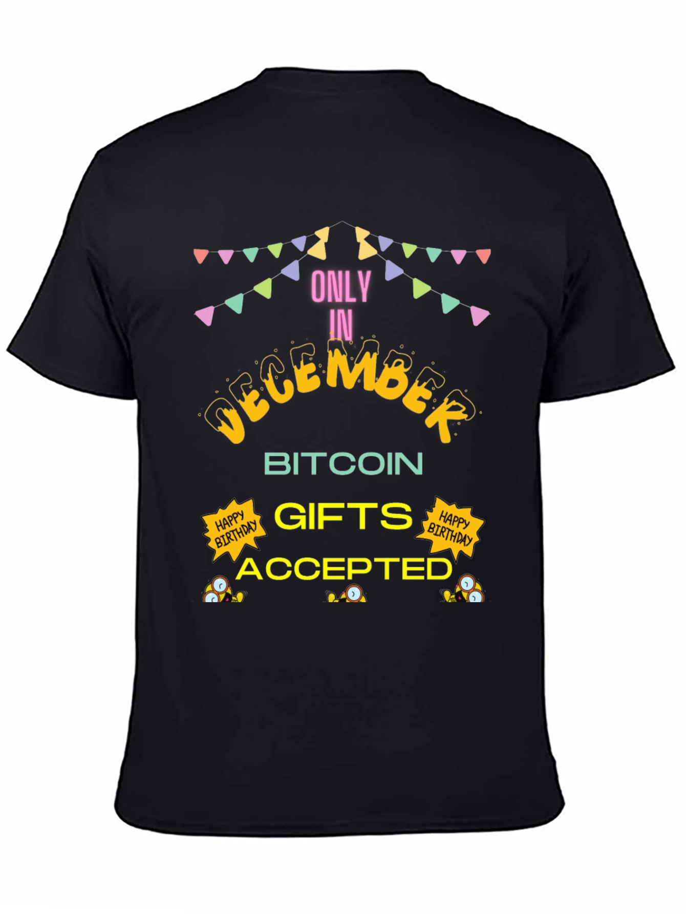 Camiseta Bitcoin Diciembre - Regalos Aceptados