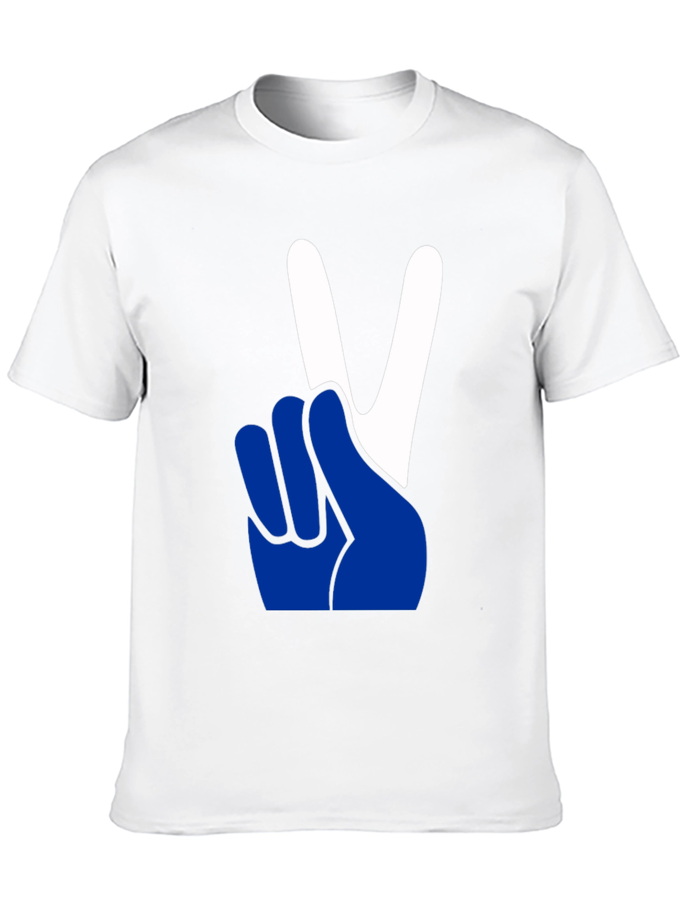 Camiseta Negra con Diseño de Paz