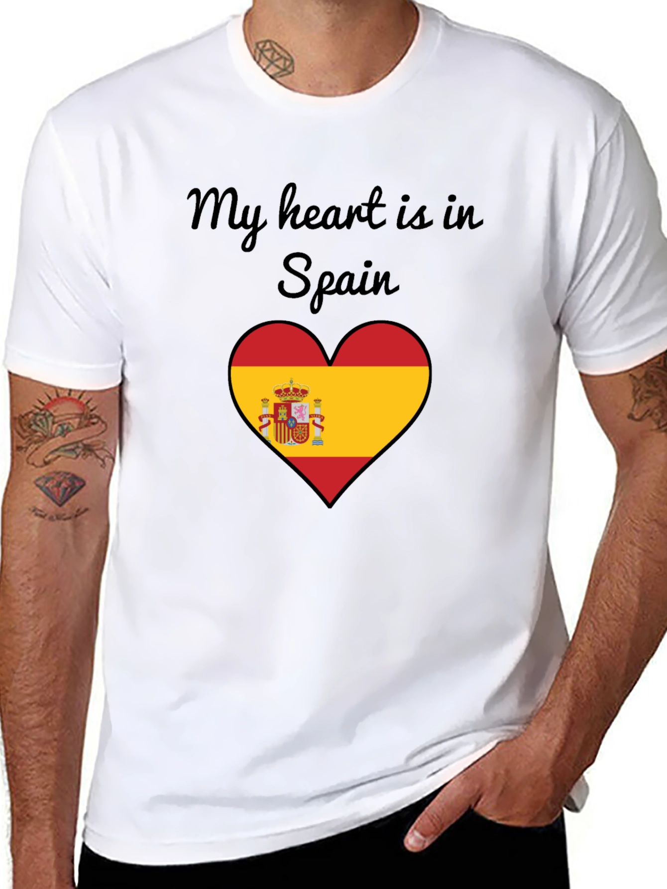 Camiseta España: Mi Corazón Está Allí