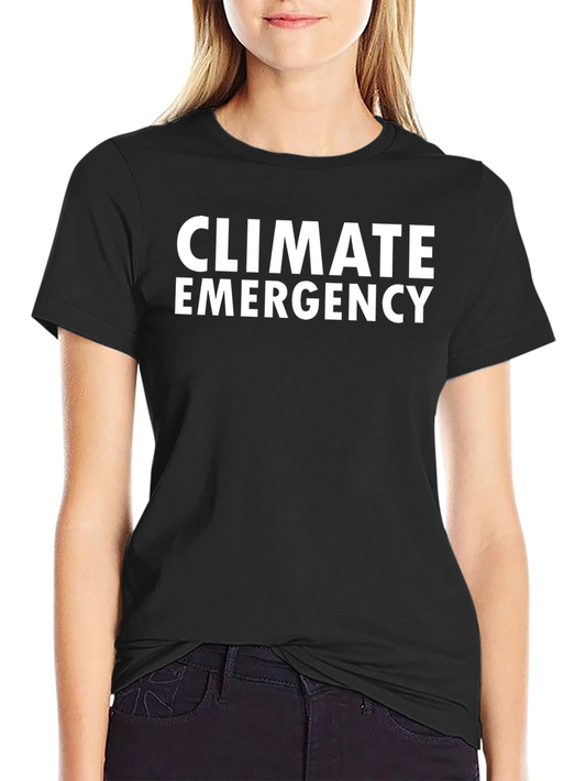 Camiseta Negra Emergencia Climática