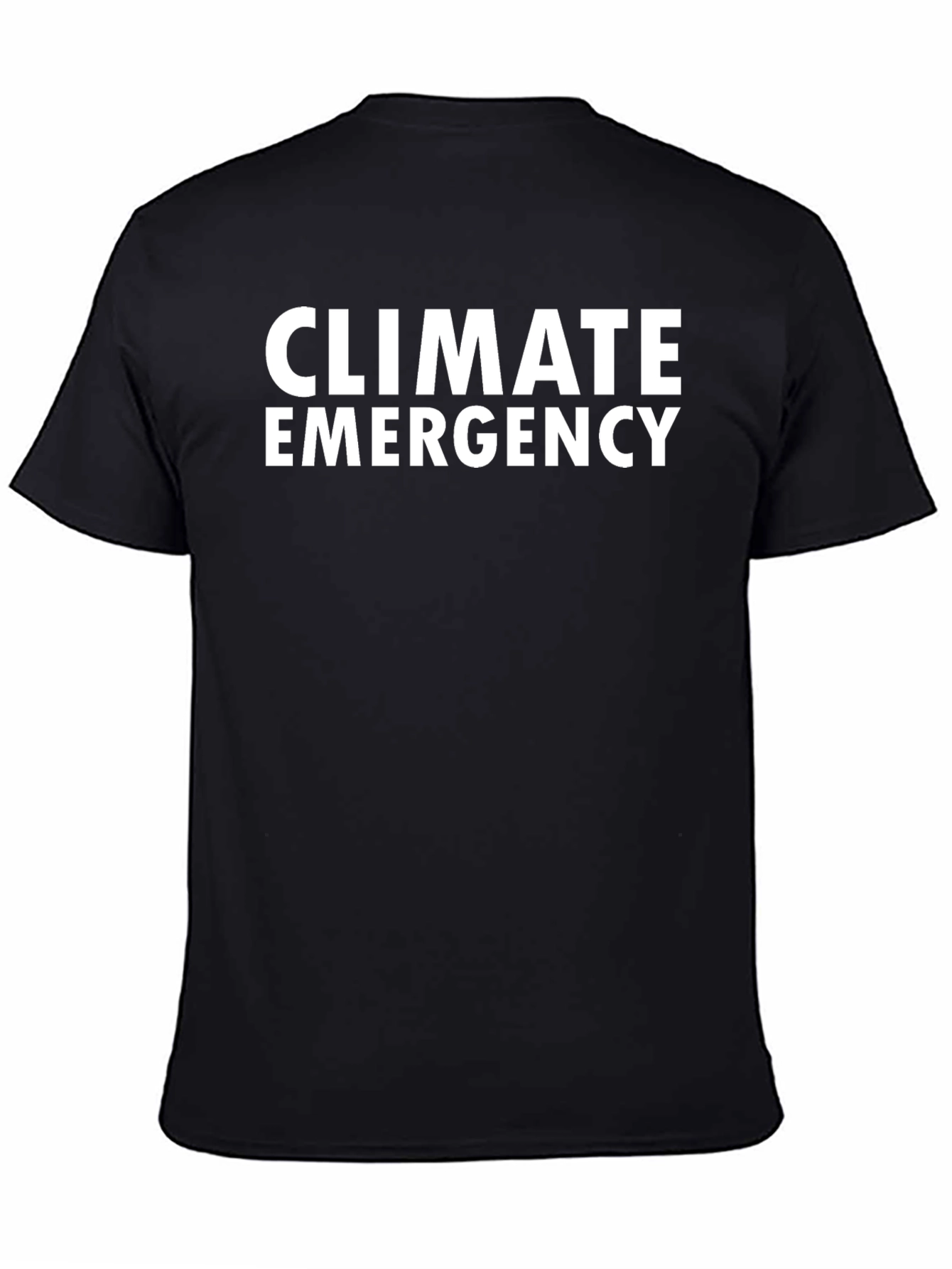 Camiseta Negra Emergencia Climática