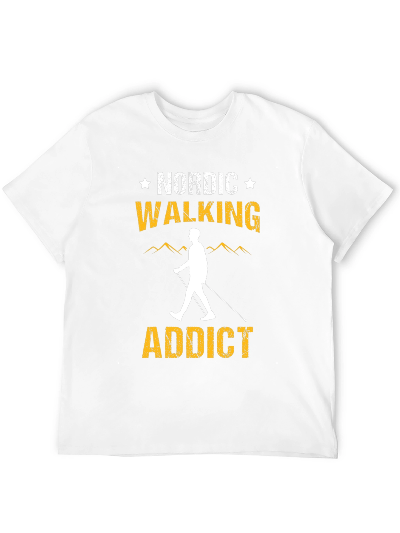 Camiseta Negra Nordic Walking Addict