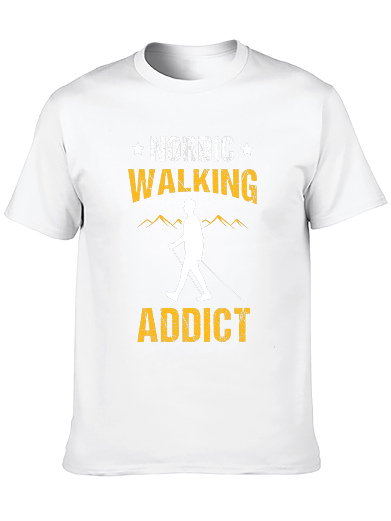 Camiseta Negra Nordic Walking Addict