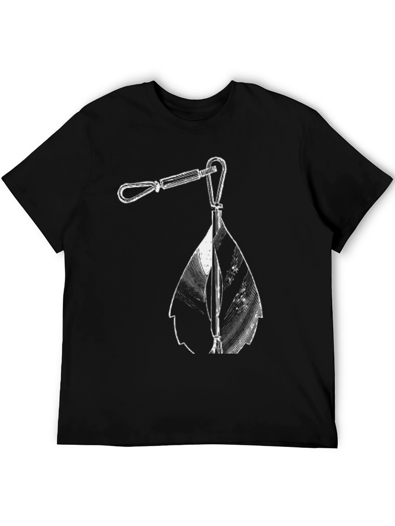 Camiseta Negra con Diseño de Buceo