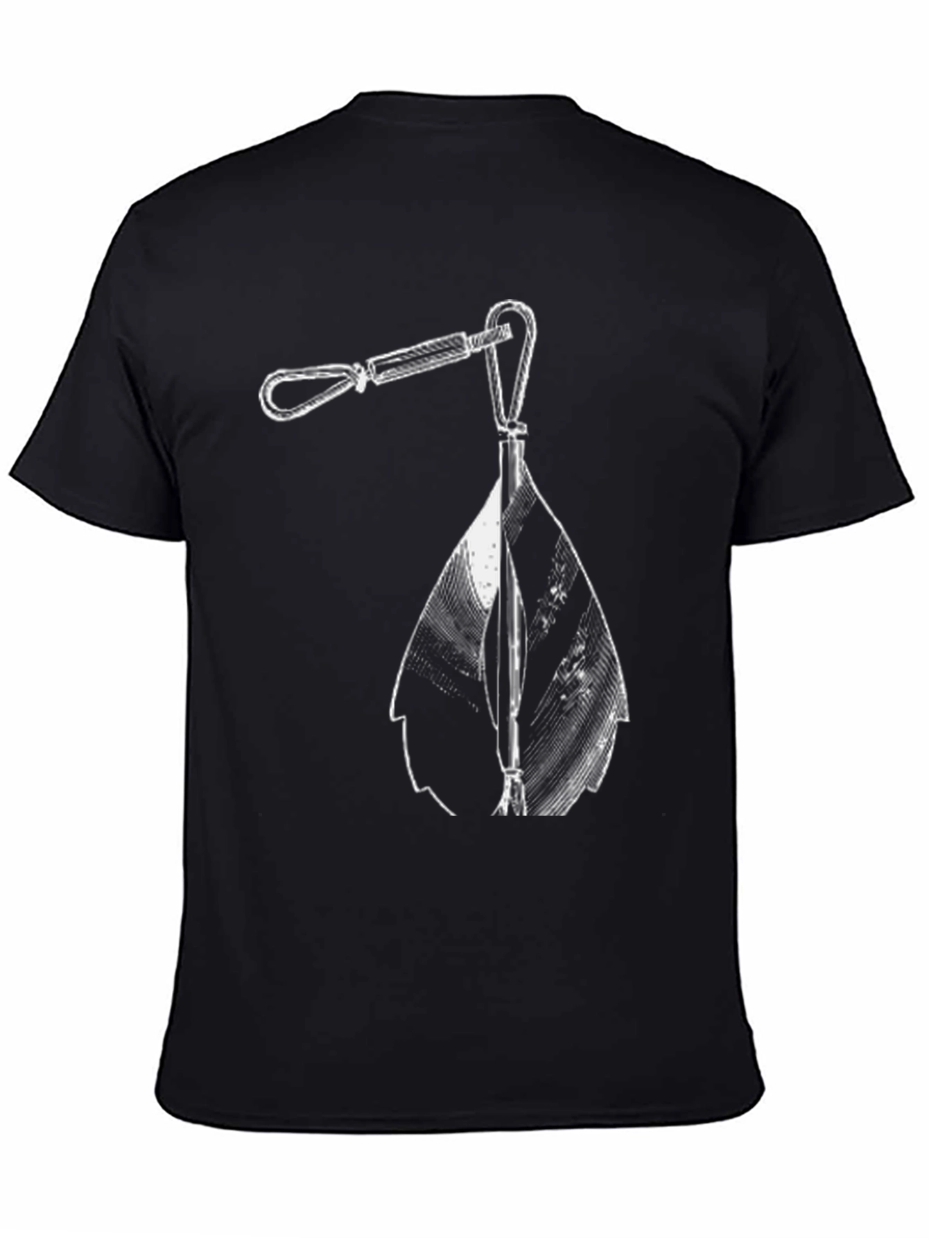 Camiseta Negra con Diseño de Buceo