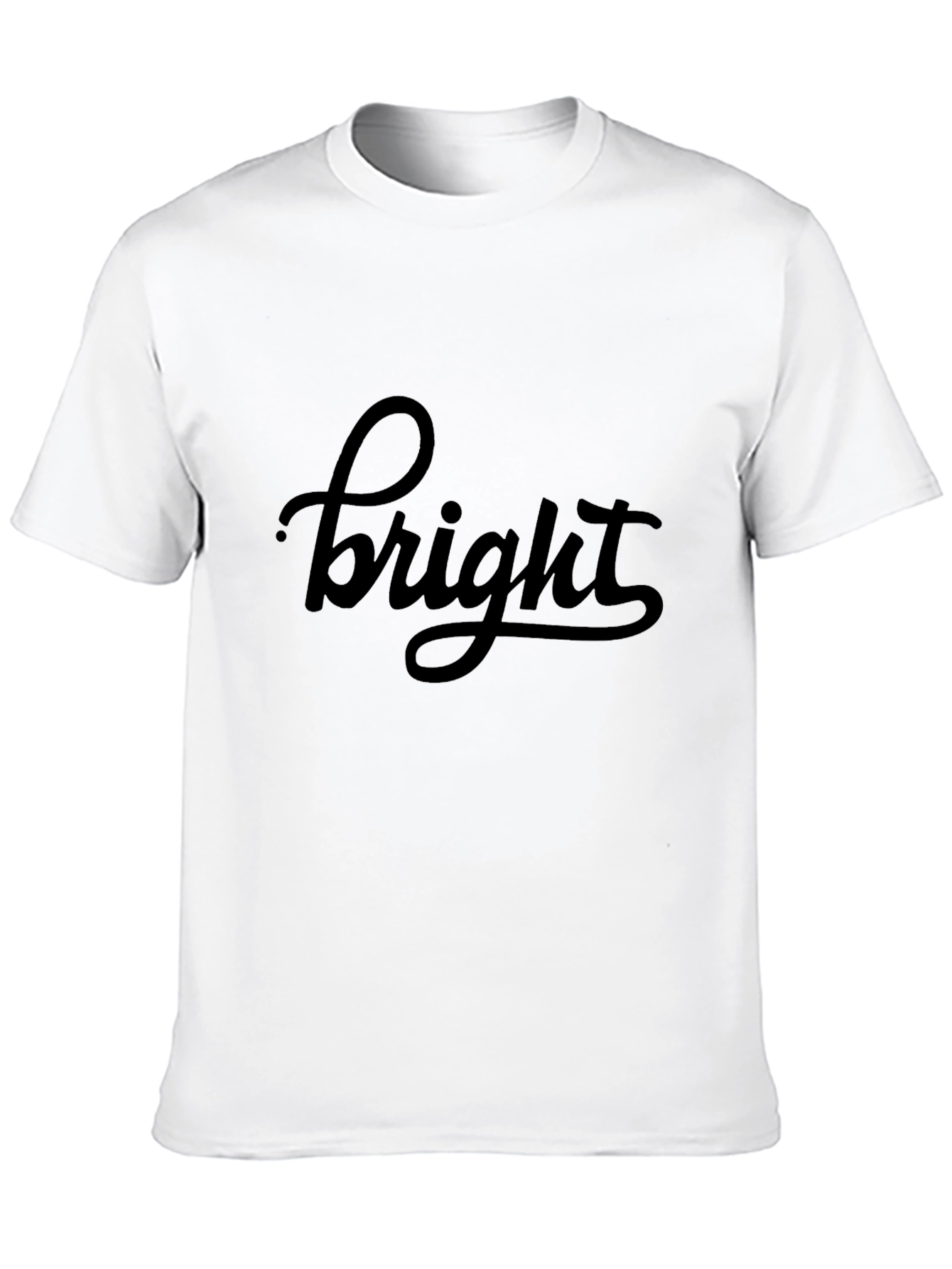 Camiseta Negra Bright Casual para Hombre