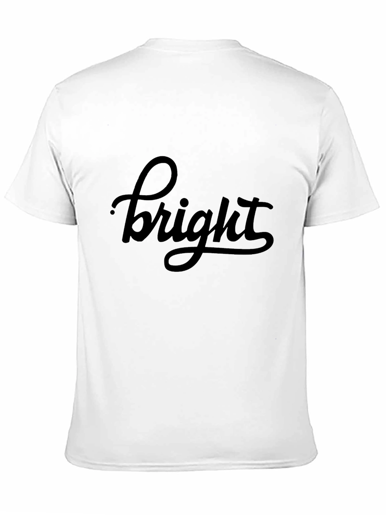 Camiseta Negra Bright Casual para Hombre