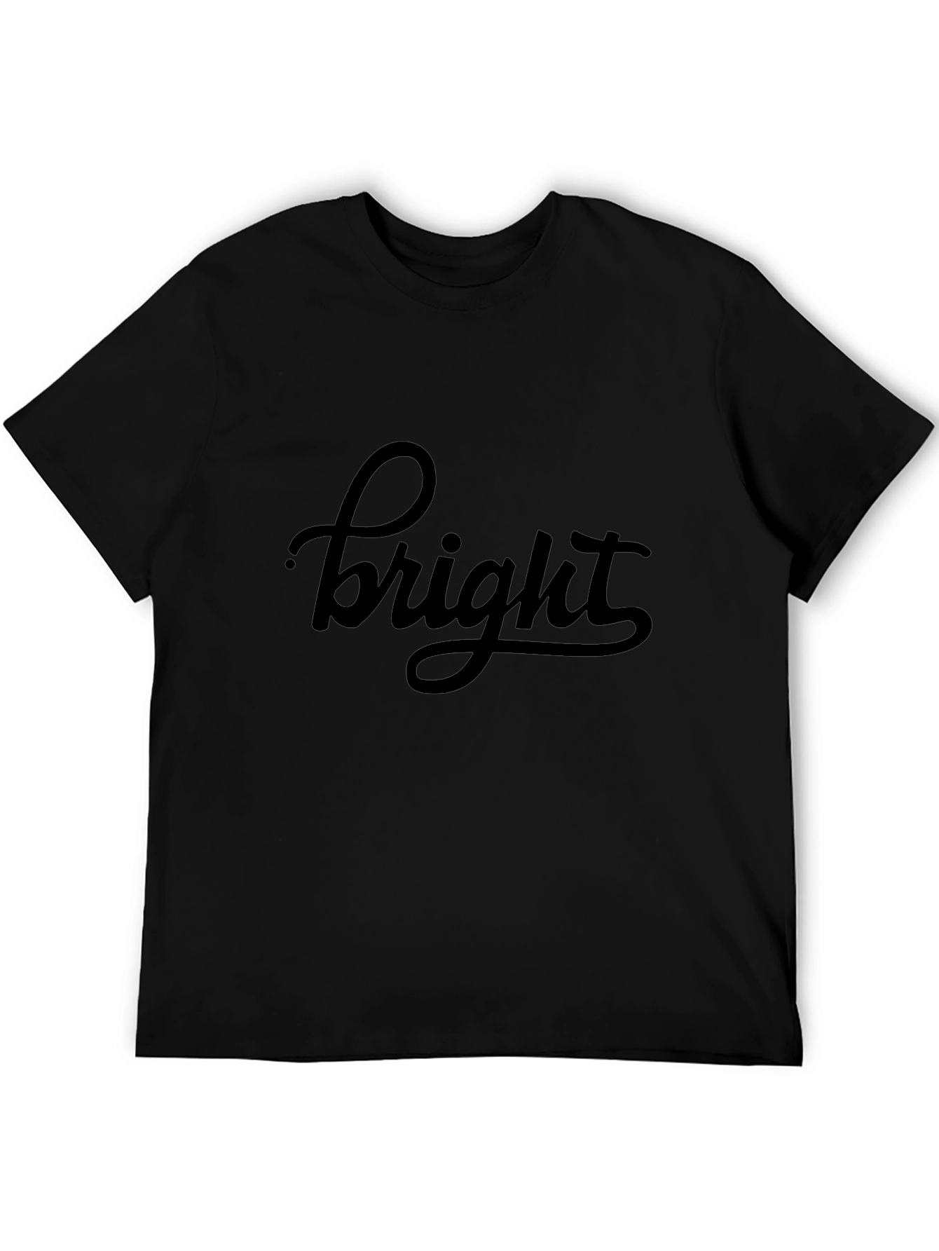 Camiseta Negra Bright Casual para Hombre