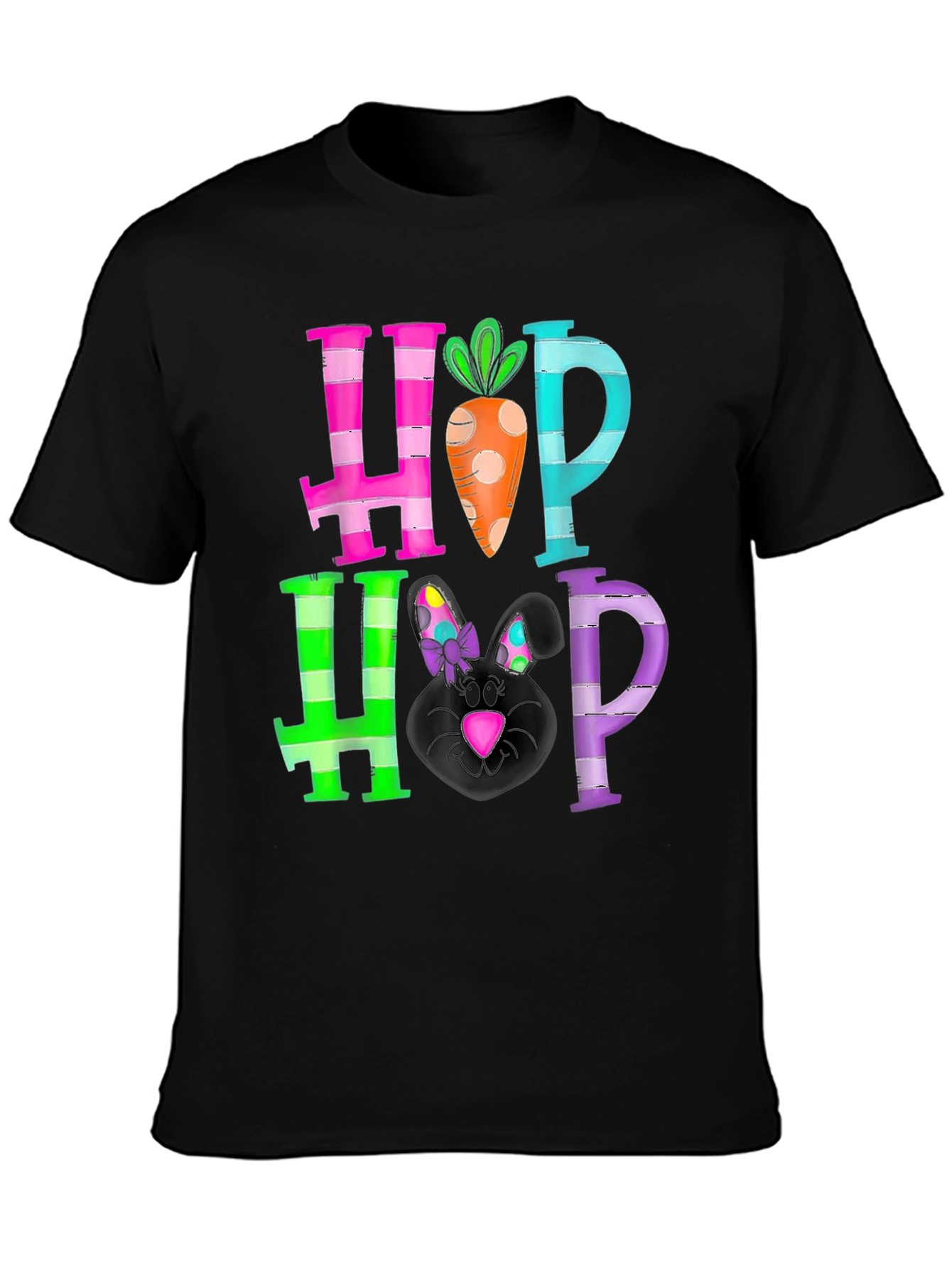 Camiseta Hop Hip Pascua Conejo Zanahoria