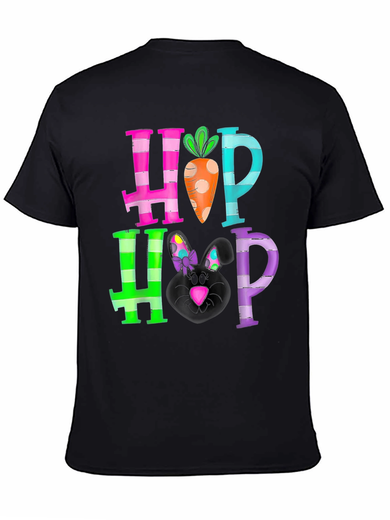 Camiseta Hop Hip Pascua Conejo Zanahoria