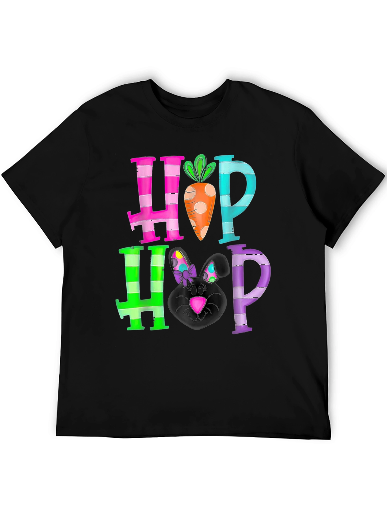 Camiseta Hop Hip Pascua Conejo Zanahoria
