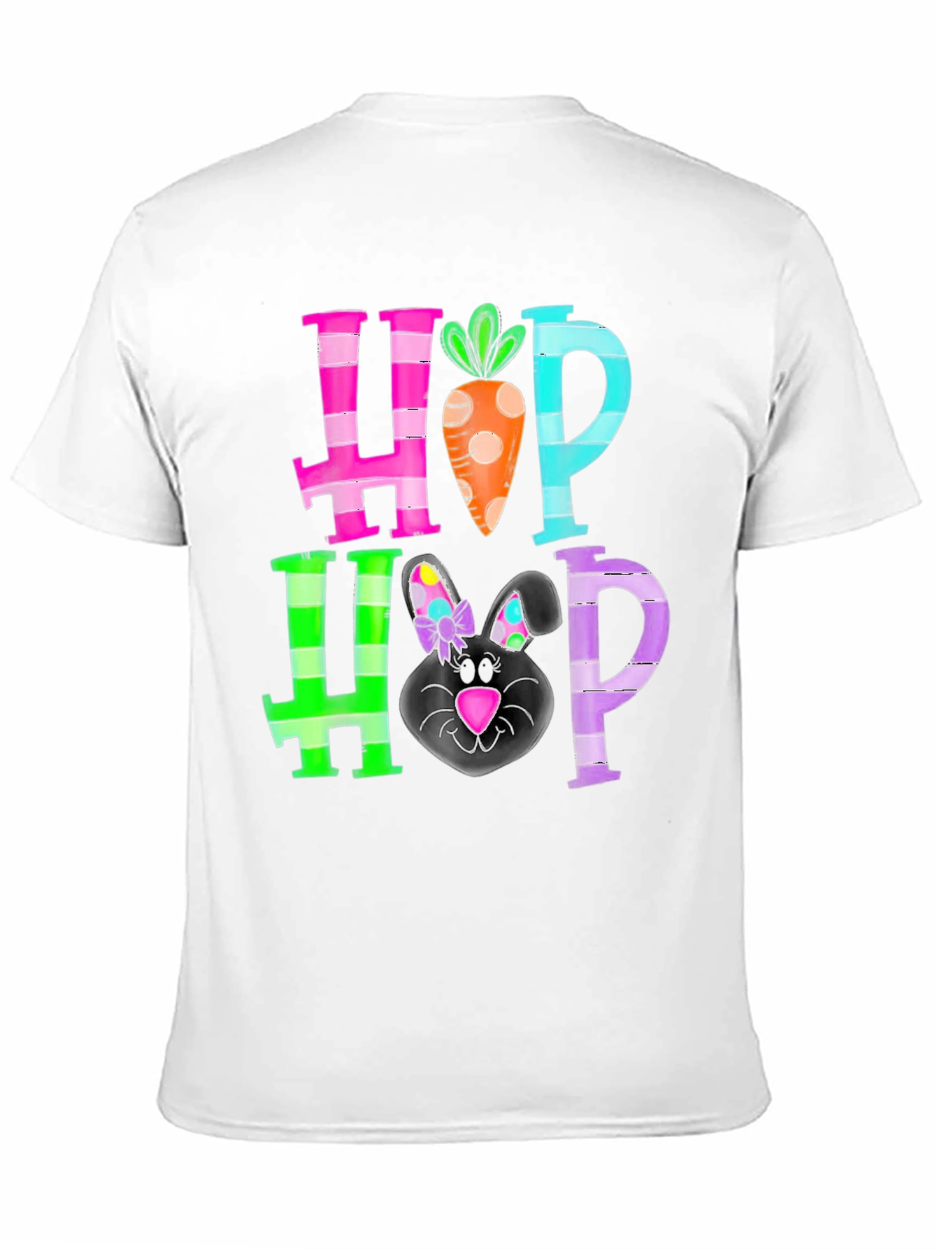 Camiseta Hop Hip Pascua Conejo Zanahoria