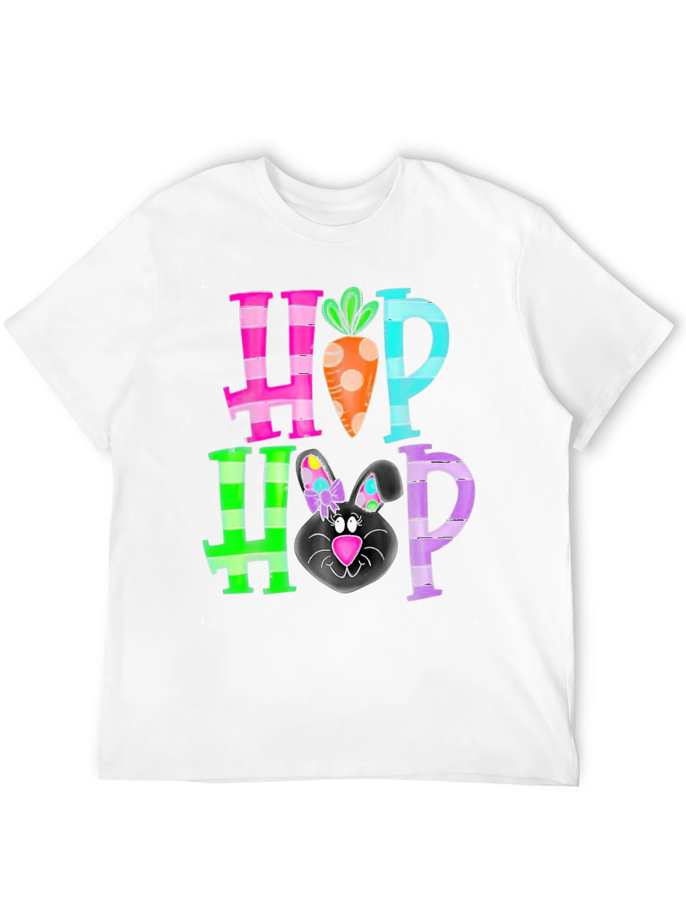 Camiseta Hop Hip Pascua Conejo Zanahoria