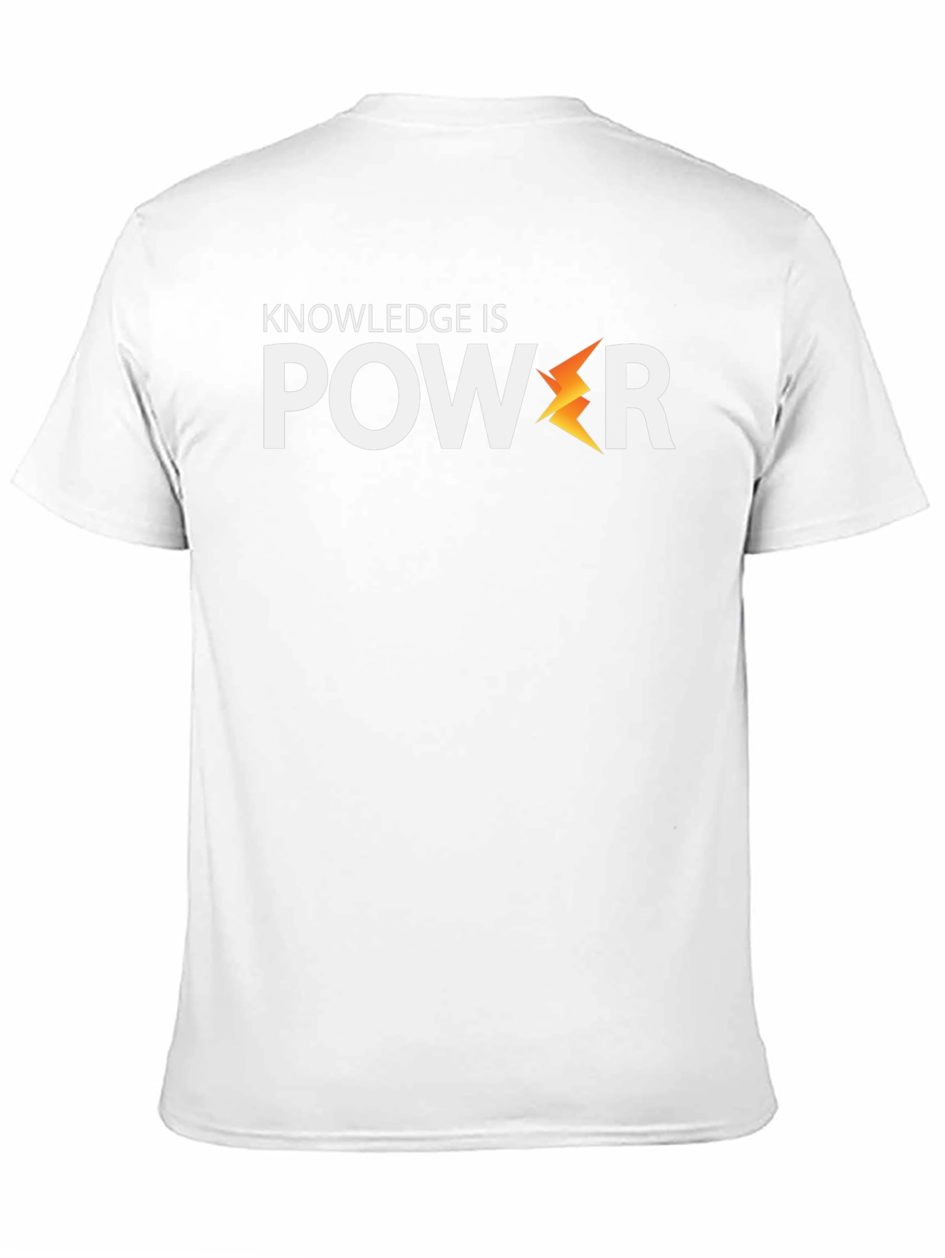 Camiseta Negra: El Conocimiento es Poder