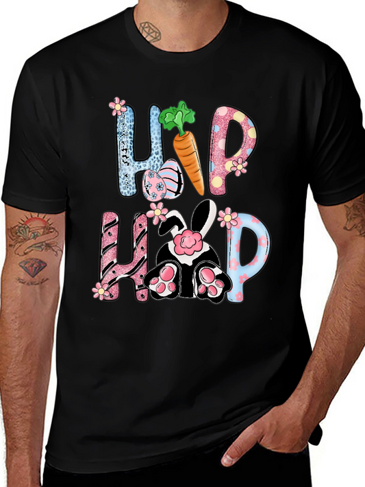 Camiseta de Pascua con diseño de Conejo Hip Hop