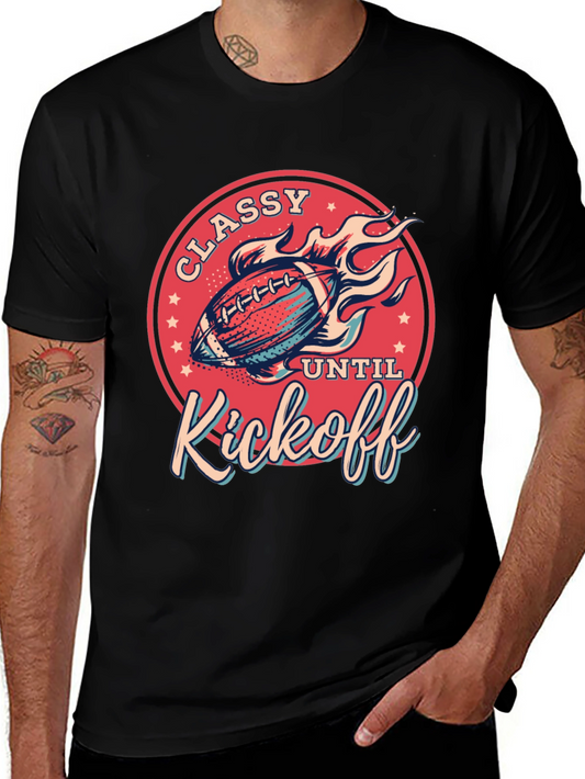 Camiseta Classy Until Kickoff para fanáticos del fútbol americano