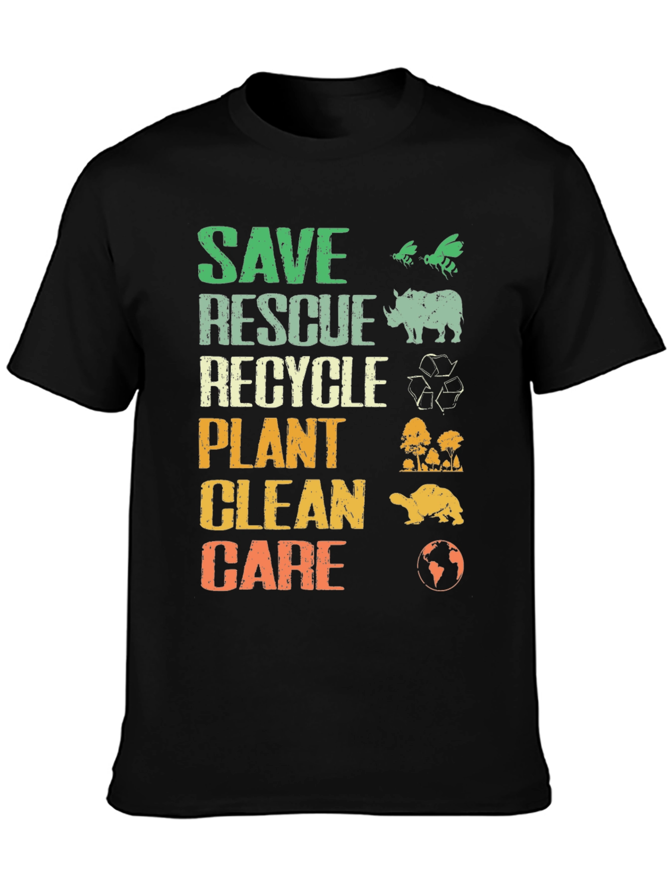 Camiseta Ecológica: Salvar Rescatar Reciclar