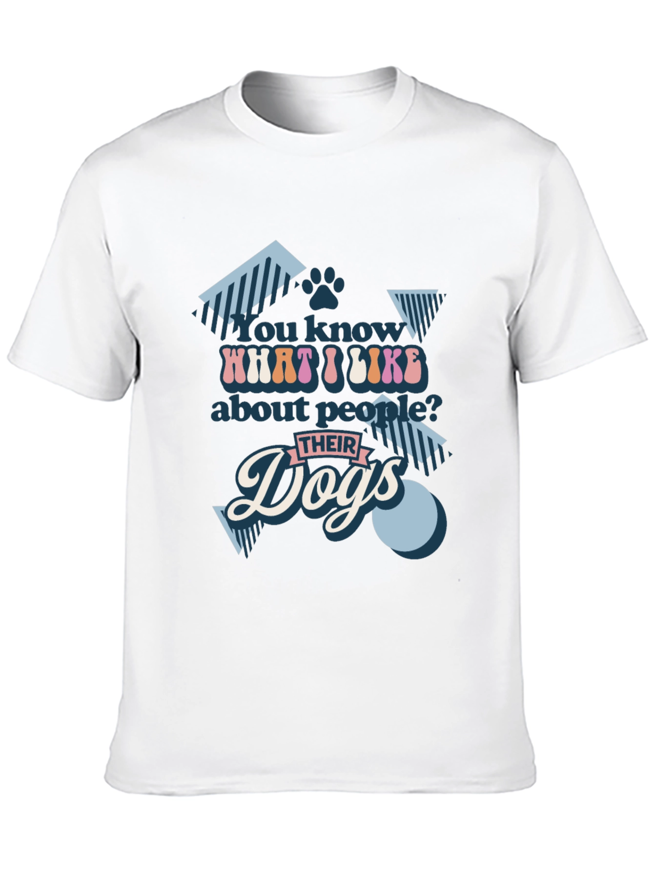 Camiseta Negra con Diseño de Amantes de los Perros