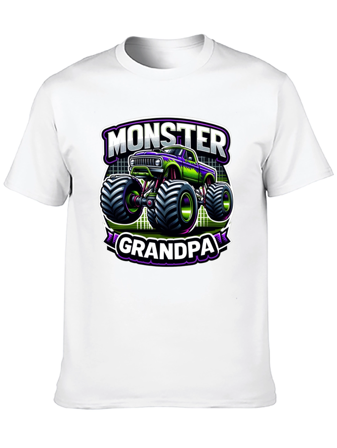 Camiseta Negra Monster Grandpa