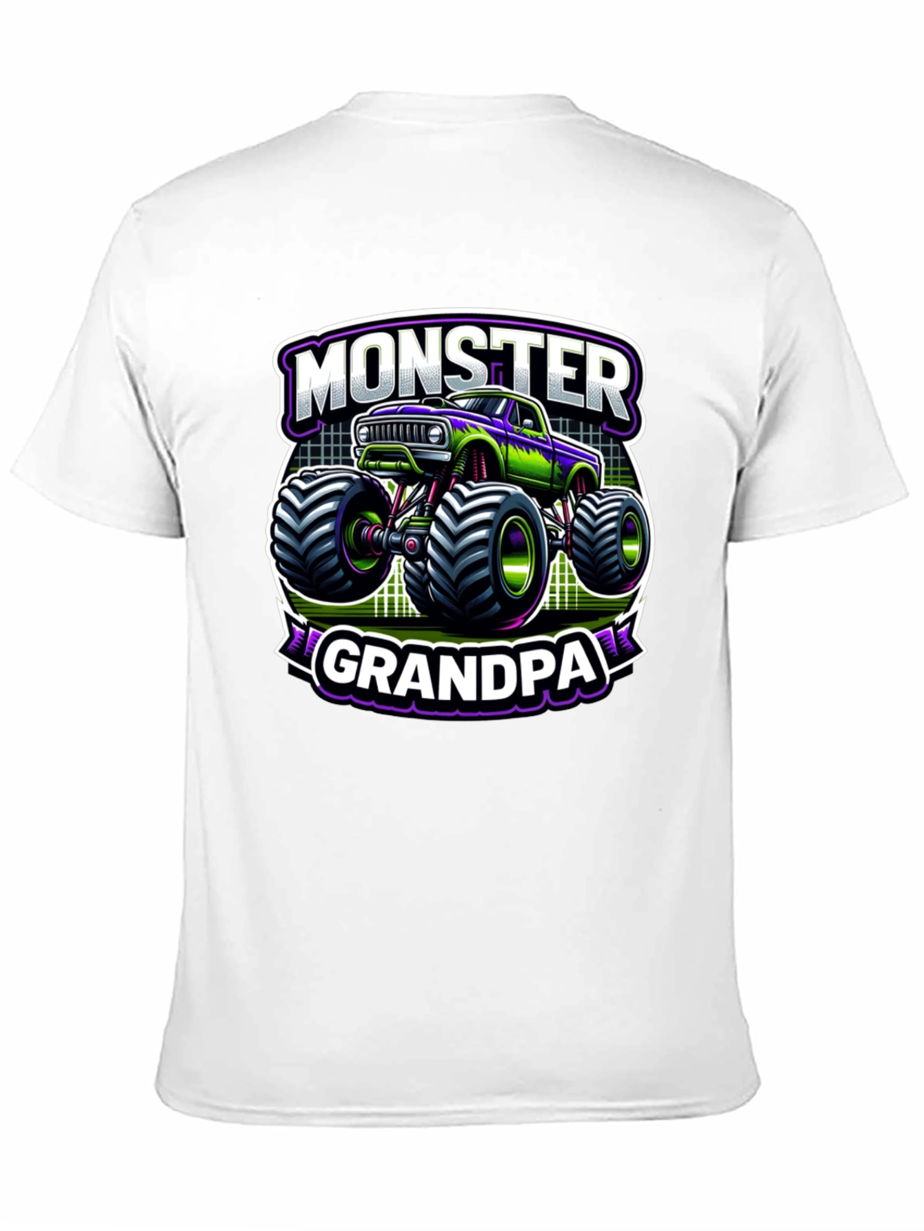 Camiseta Negra Monster Grandpa