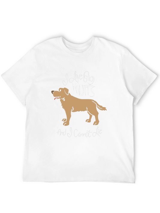 Camiseta Negra: Amo Los Perros Grandes
