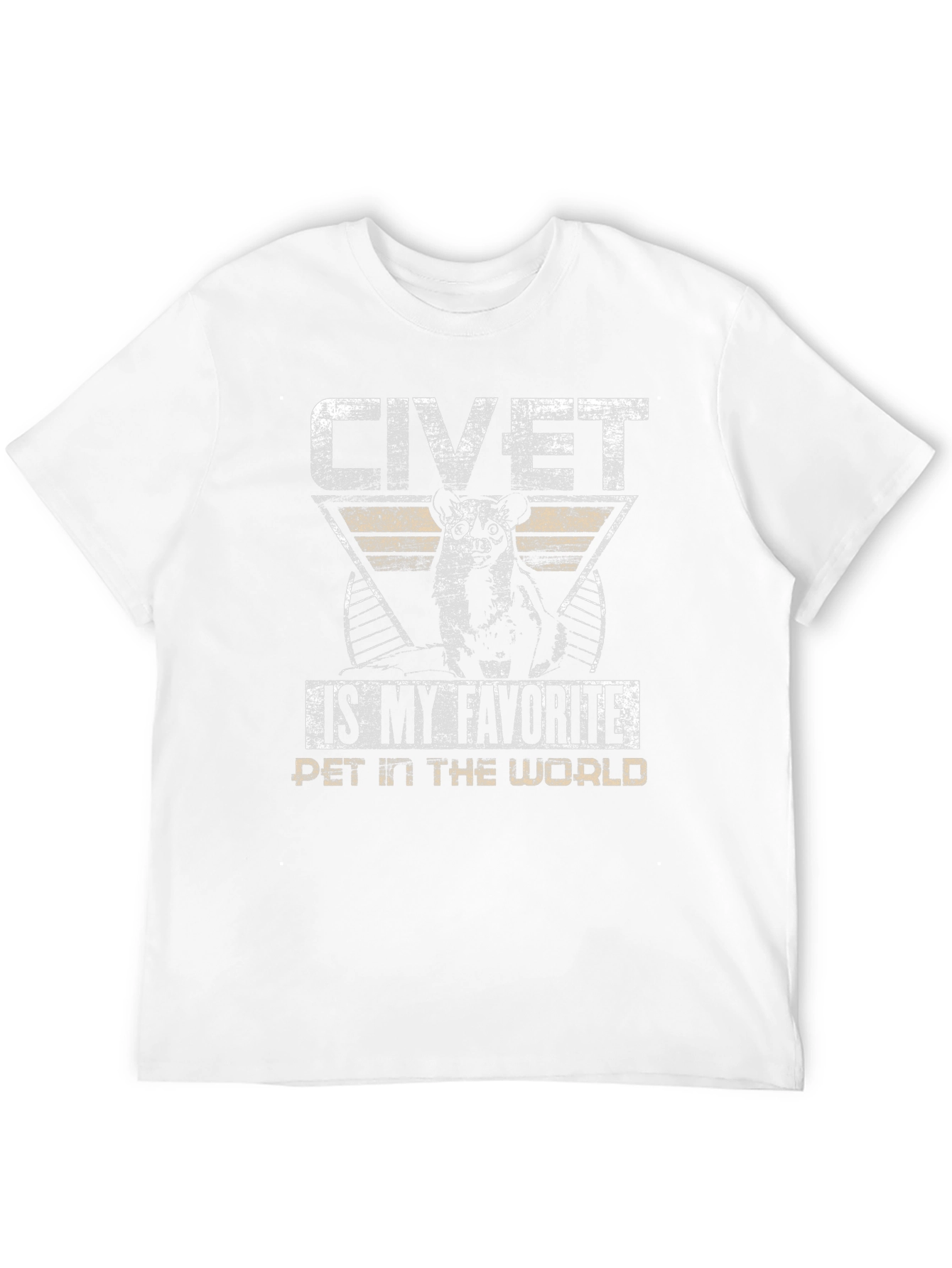 Camiseta Negra Civeta Mi Mascota Favorita