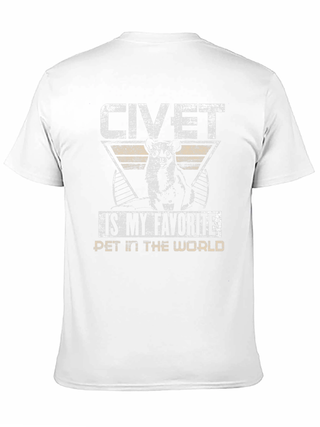 Camiseta Negra Civeta Mi Mascota Favorita