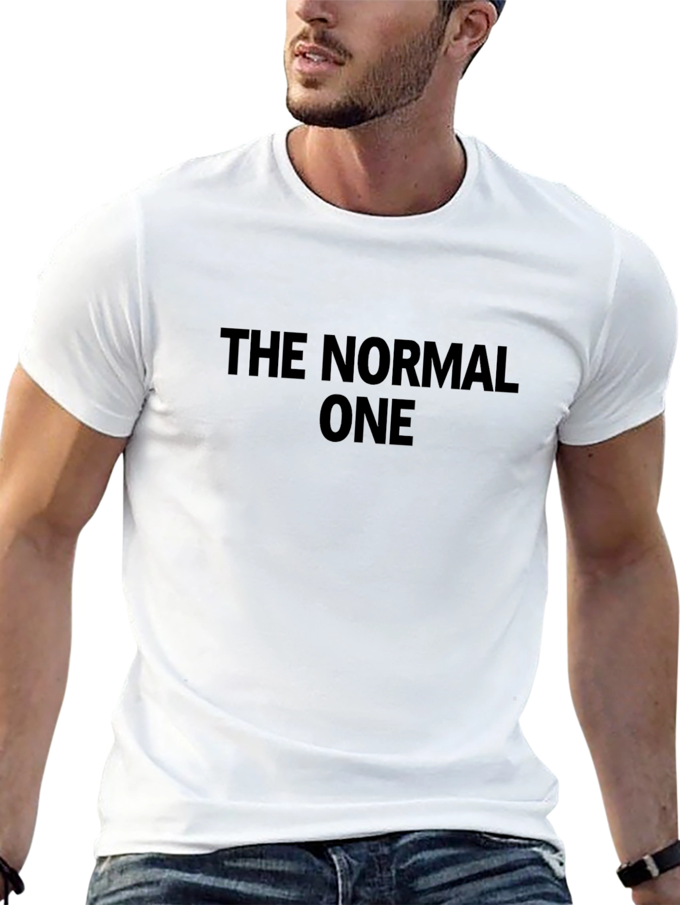 Camiseta El Normal Negra Casual Algodón