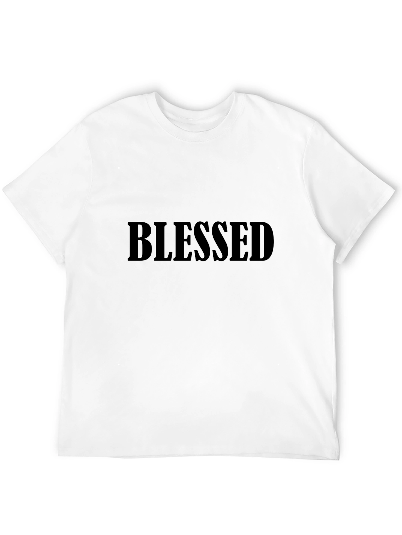 Camiseta Negra Blessed para Hombre