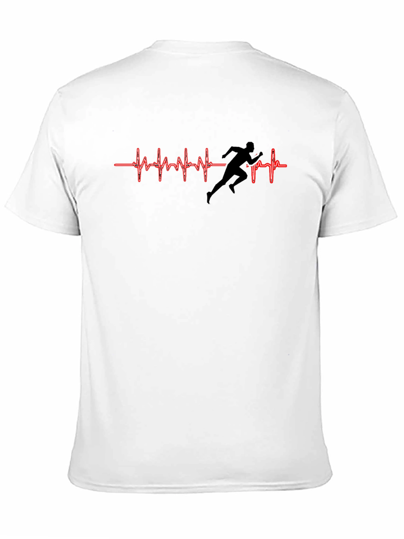 Camiseta Negra Corazón Corredor