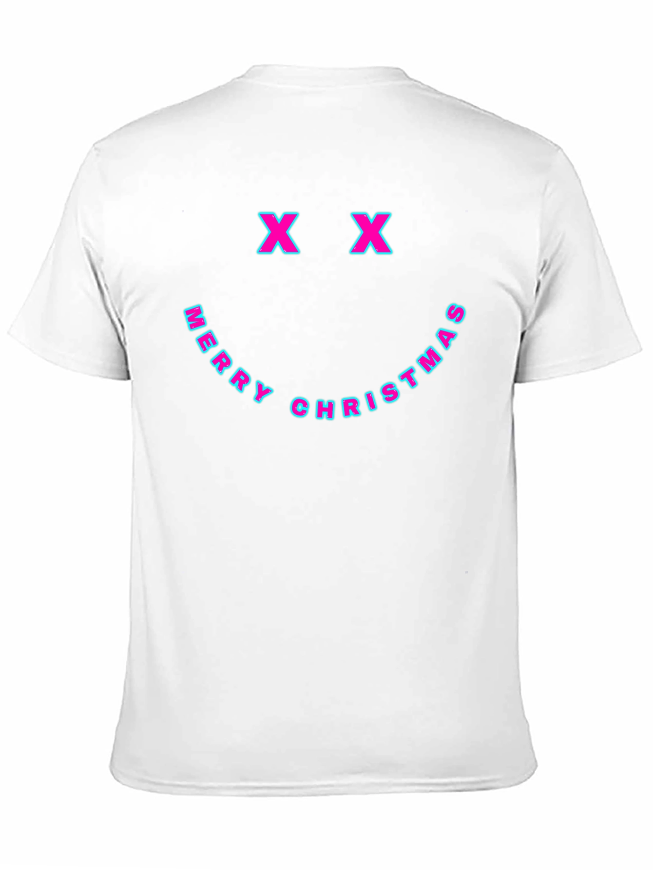 Camiseta Negra Navideña Smiley X