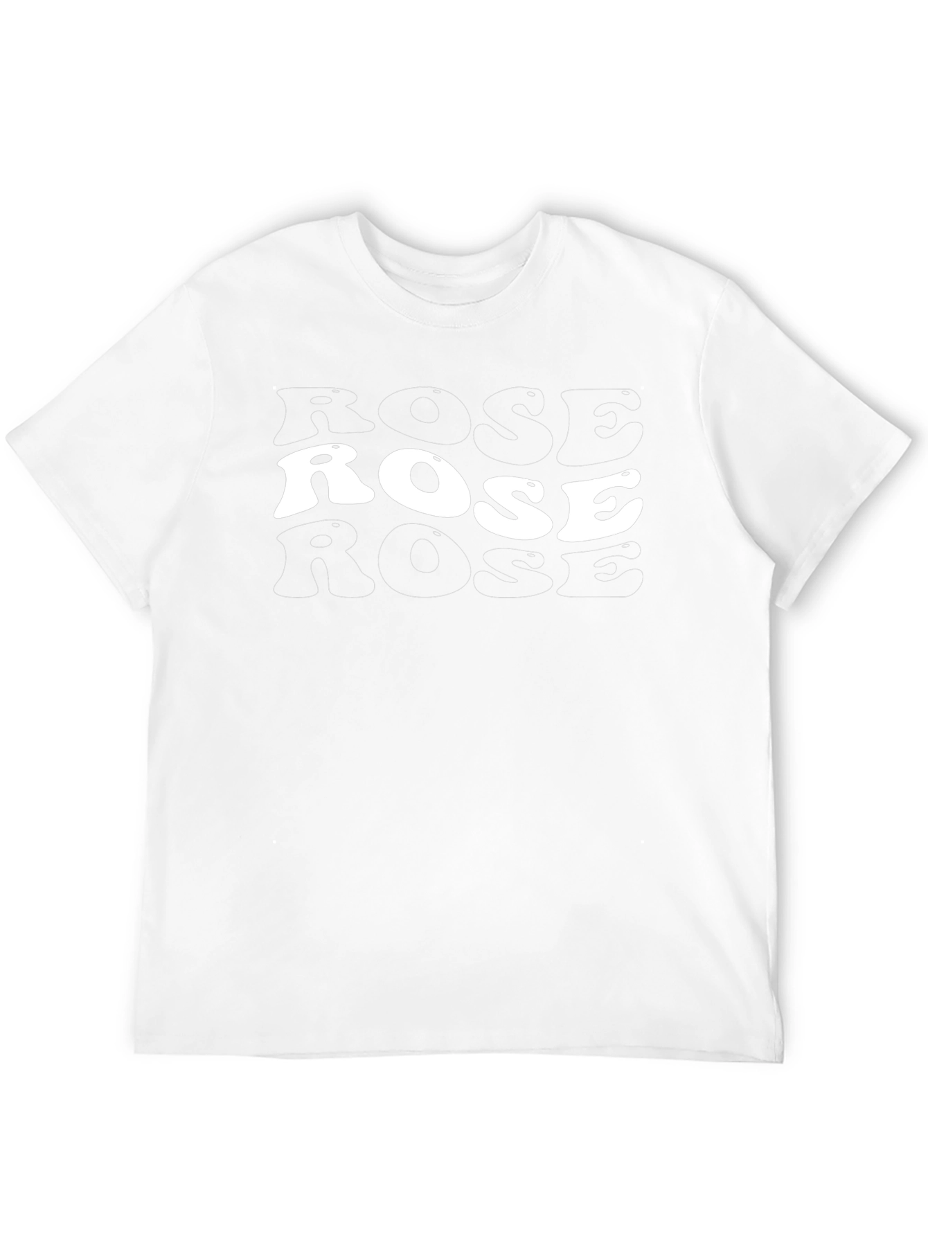 Camiseta Negra Rose Estilo Retro