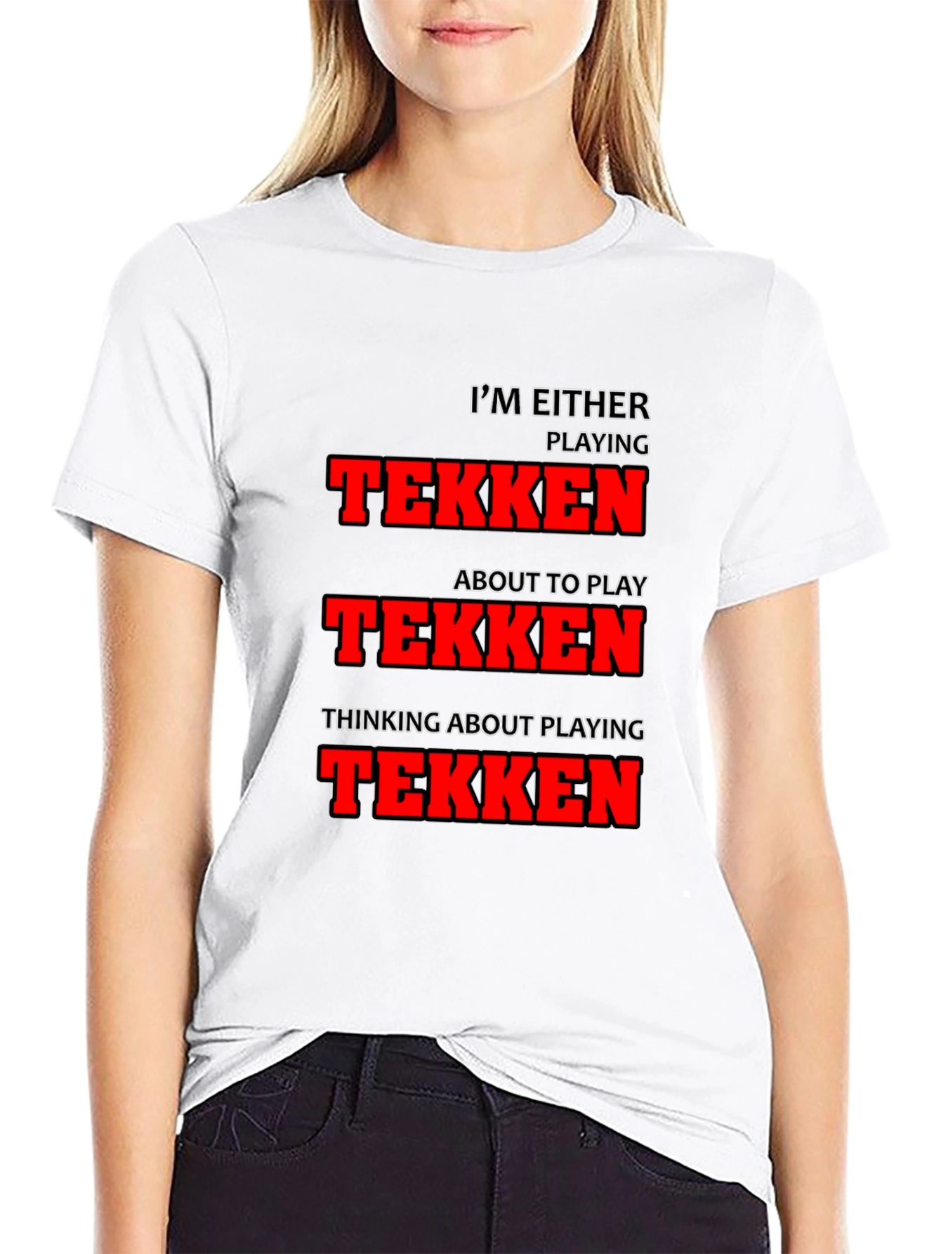 Camiseta Tekken - Jugando Pensando ¡Siempre Tekken!