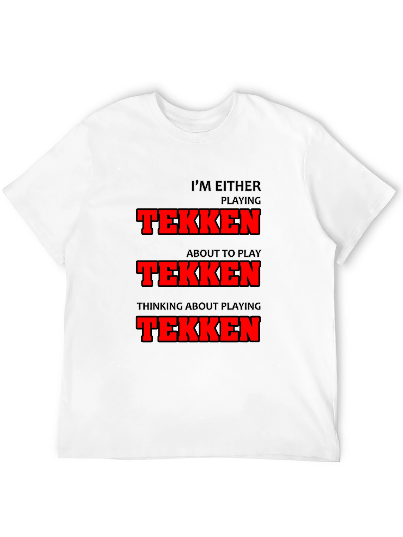 Camiseta Tekken - Jugando Pensando ¡Siempre Tekken!