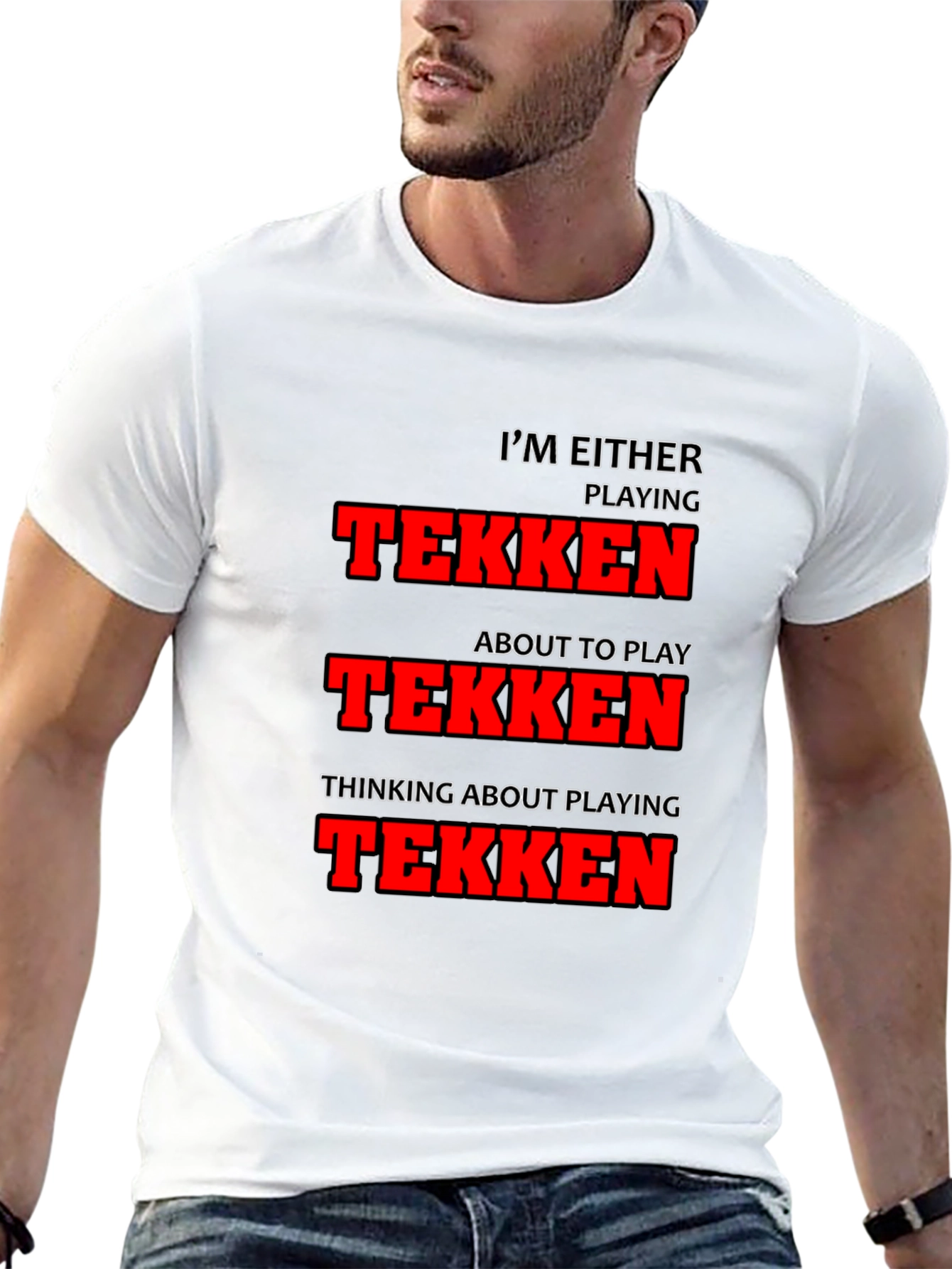 Camiseta Tekken - Jugando Pensando ¡Siempre Tekken!