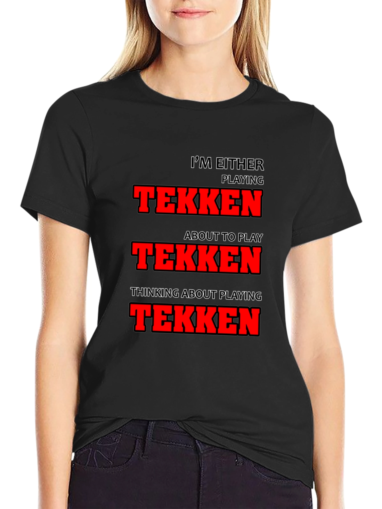 Camiseta Tekken - Jugando Pensando ¡Siempre Tekken!