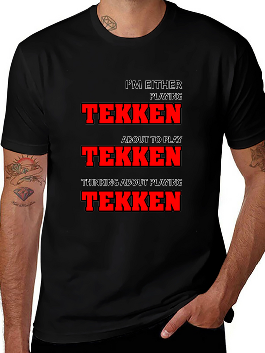 Camiseta Tekken - Jugando Pensando ¡Siempre Tekken!